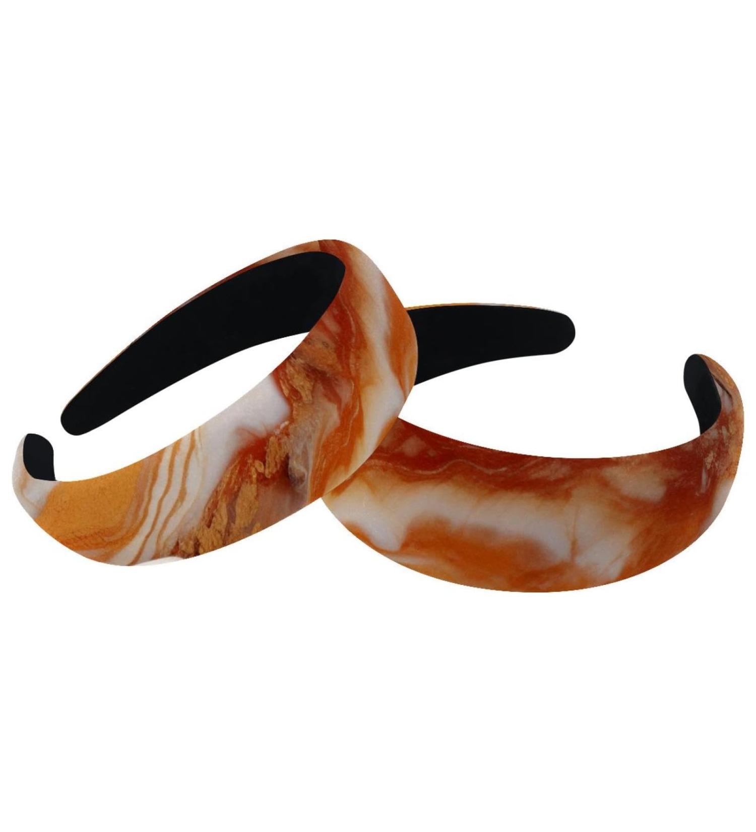 2 Pieces Headbands Women Hair Head Bands Marble Texture-492 Non Slip Thick Padded Hairband Hair Band Hoops Vintage Thick Hair Wrap Multi-colored 7 - Buy Online on GoSupps.com