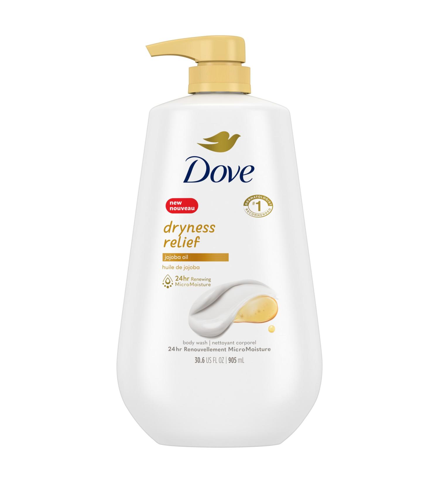 Jojoba Oil Body Wash for Dryness Relief | 24hr MicroMoisture Gentle Cleanser for Healthy Skin - Shop Internationally - Buy Online on GoSupps.com