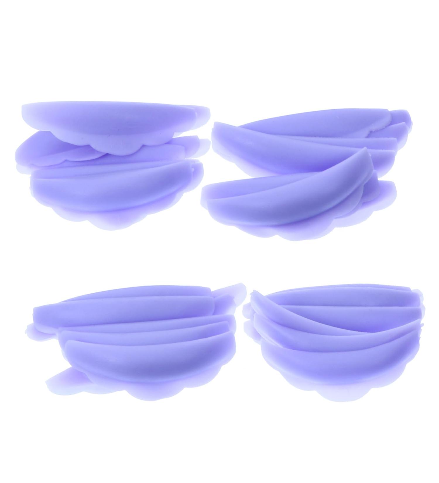 DOITOOL 20 Pairs Eyelash Silicone Patch L Curl Lash Rod Green Suit Pink Eyelash Curler Lashes Shield Medium Eyelash Perm Eyelash Lift Lash Lift Pads Purple Curly Gasket 4.5x1.4cm - Buy Online on GoSupps.com