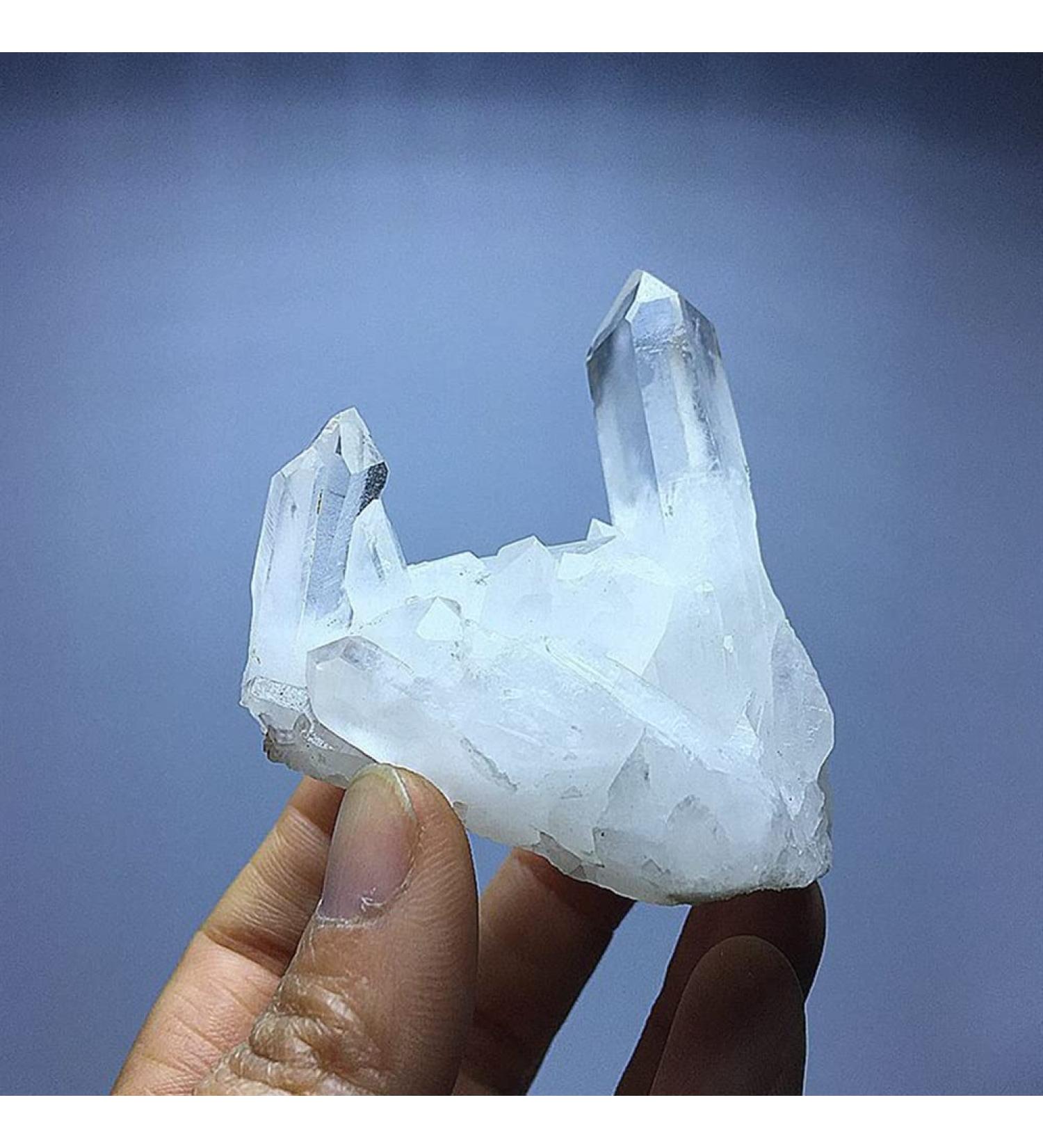Natural Crystals and Stones Natural Beautiful White Crystal Raw Quartz Cluster Plating Colorful Ornaments for Decoration ZJGIDTEM (Color : White Size : 50g) 50g White - Buy Online on GoSupps.com