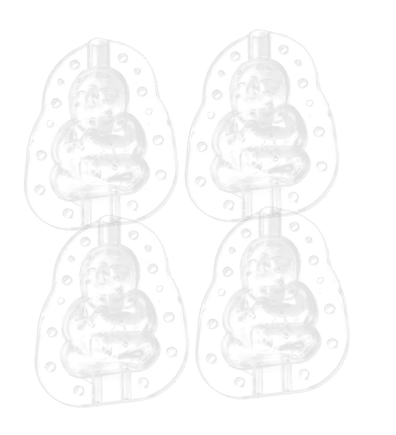 Sosoport 20 Pcs Fruit Mold Fruit Planting Mold Adorable Forming Mold Clear Fruit Buddha Shaped Cake Mold Garden Fruit Mould Growth Clear Mold Fruits Mold 3D Gourd Little Buddha Plastic 7.5X5.7cmx5pcs As Shownx5pcs - Buy Online on GoSupps.com