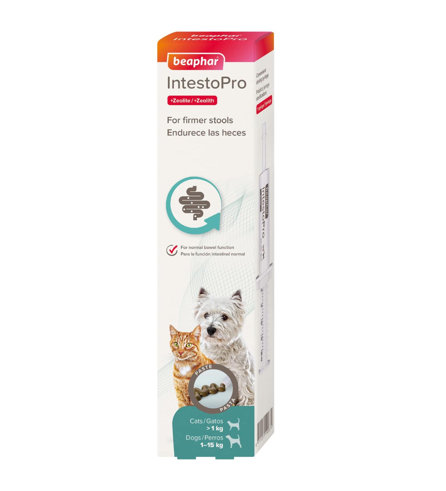 Beaphar Intestopro Intestinal Regulator Paste 20 ml Puppies/Dogs and Cats/Small Cats - Buy Online on GoSupps.com