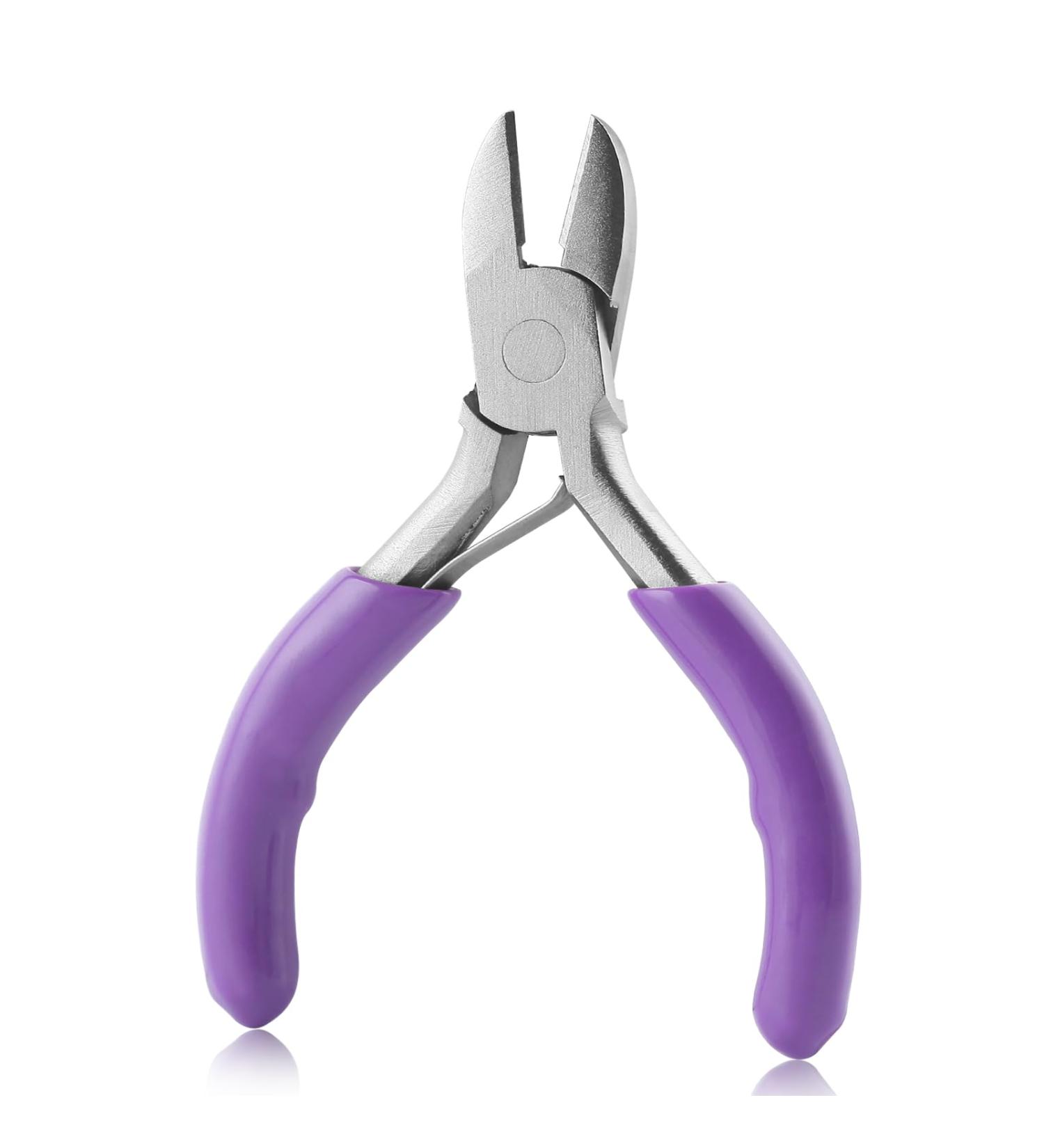 GOLD DEER Mini Diagonal Pliers 3 Inches Wire Cutters Small Side Cutter Mini Jewelry Pliers High Hardness Wire Cable Snips Flush Cutter Snips Tools for Wire Wrapping Bending Cutting Snipping - Buy Online on GoSupps.com