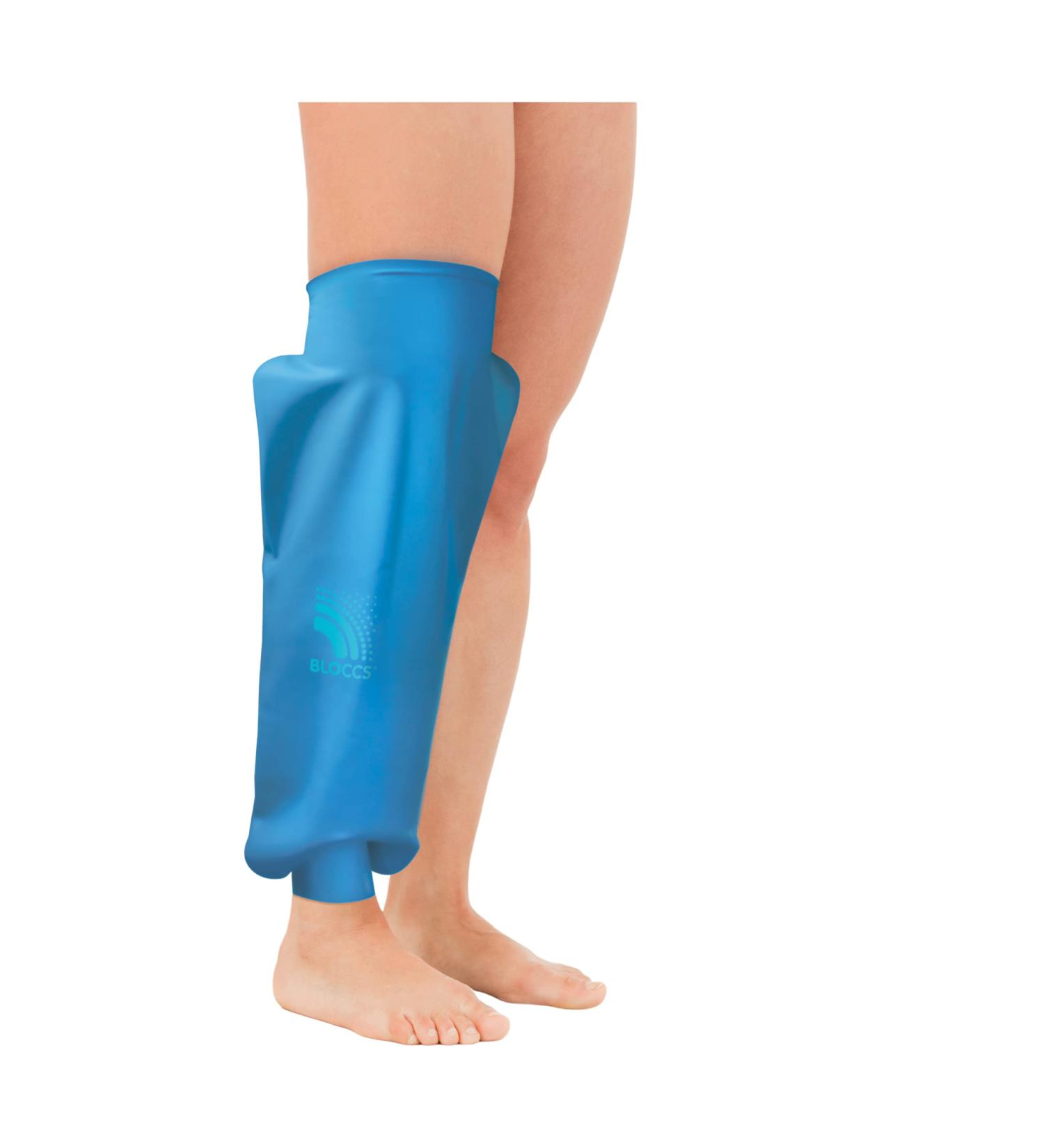 Bloccs Waterproof Knee Cover | Watertight Protection for Bandages Adult (XL) - Ideal for Swimming, Showering, and Bathing - Buy Online on GoSupps.com