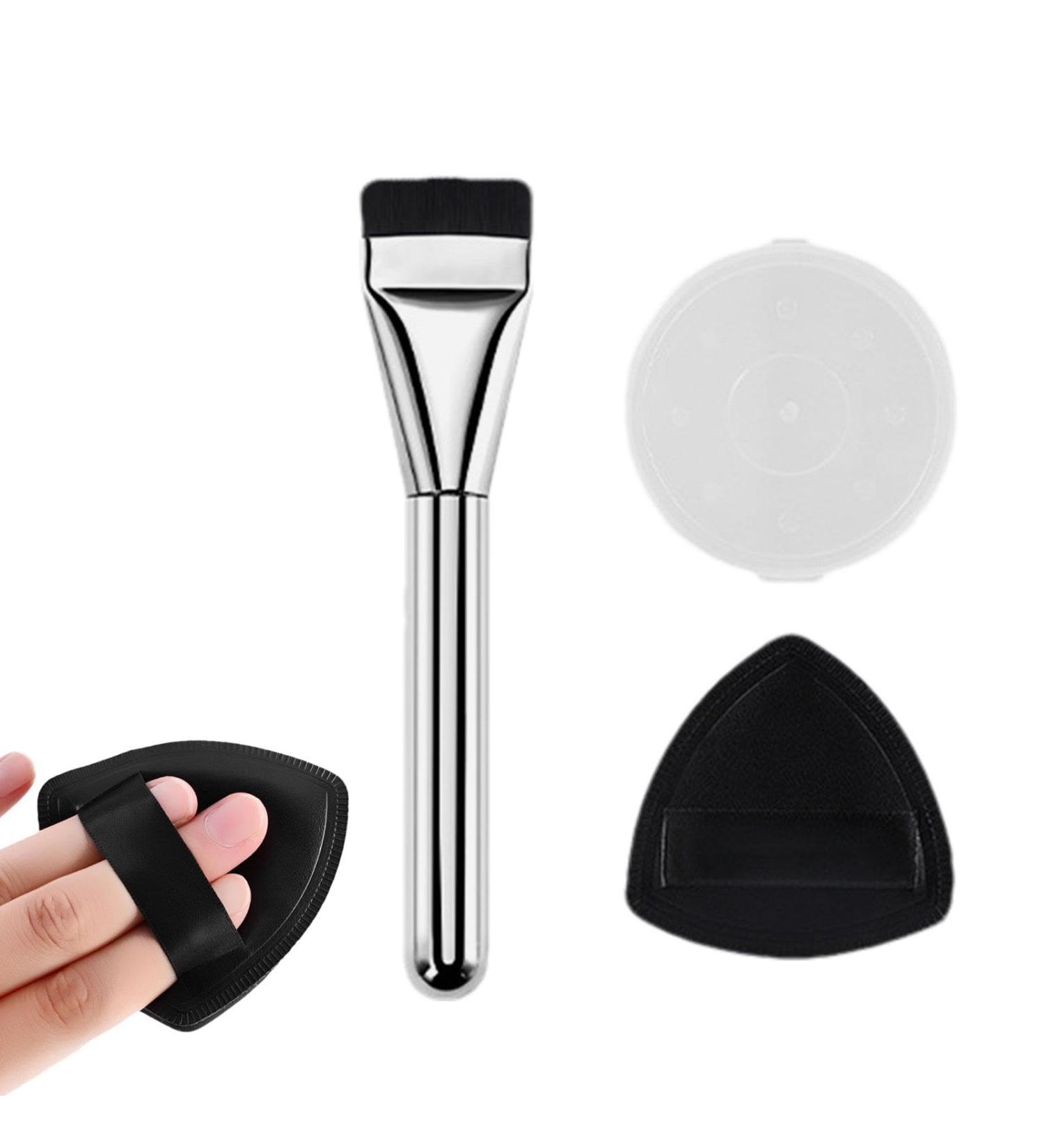 Ultra Thin Foundation Brush | Makeup Foundation Brush Set - Ultra Thin Flat Head Makeup Foundation Brush Set Cream Foundation Concealer Brush - Buy Online on GoSupps.com