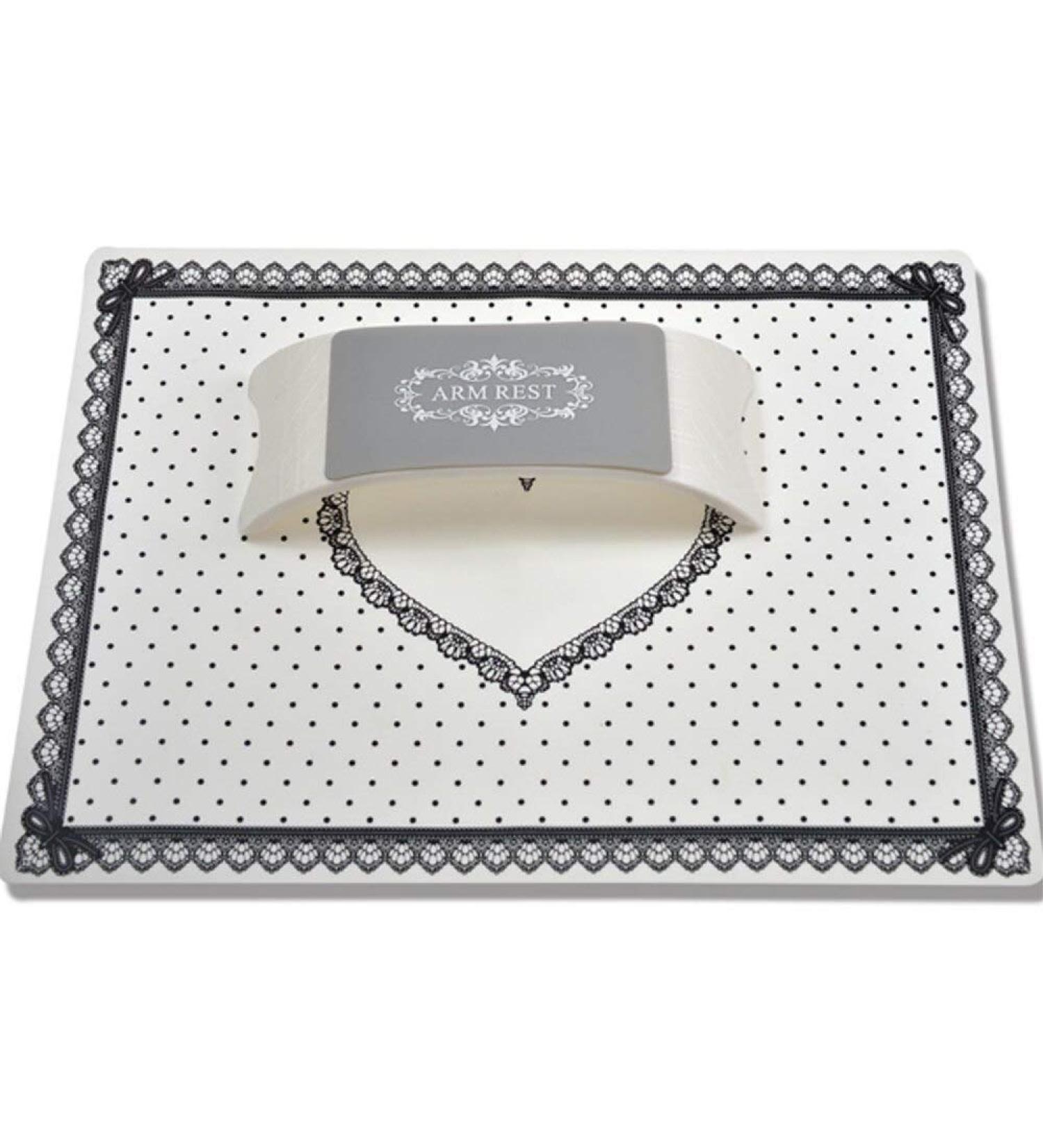 1Sets Comfortable Nail Art Pillow Hand Holder Cushion Plastic & Silicone Cushion Nail Arm Rest+Nail Brush+Manicure File SANC288 - (Color: Hot Pink) - Buy Online on GoSupps.com