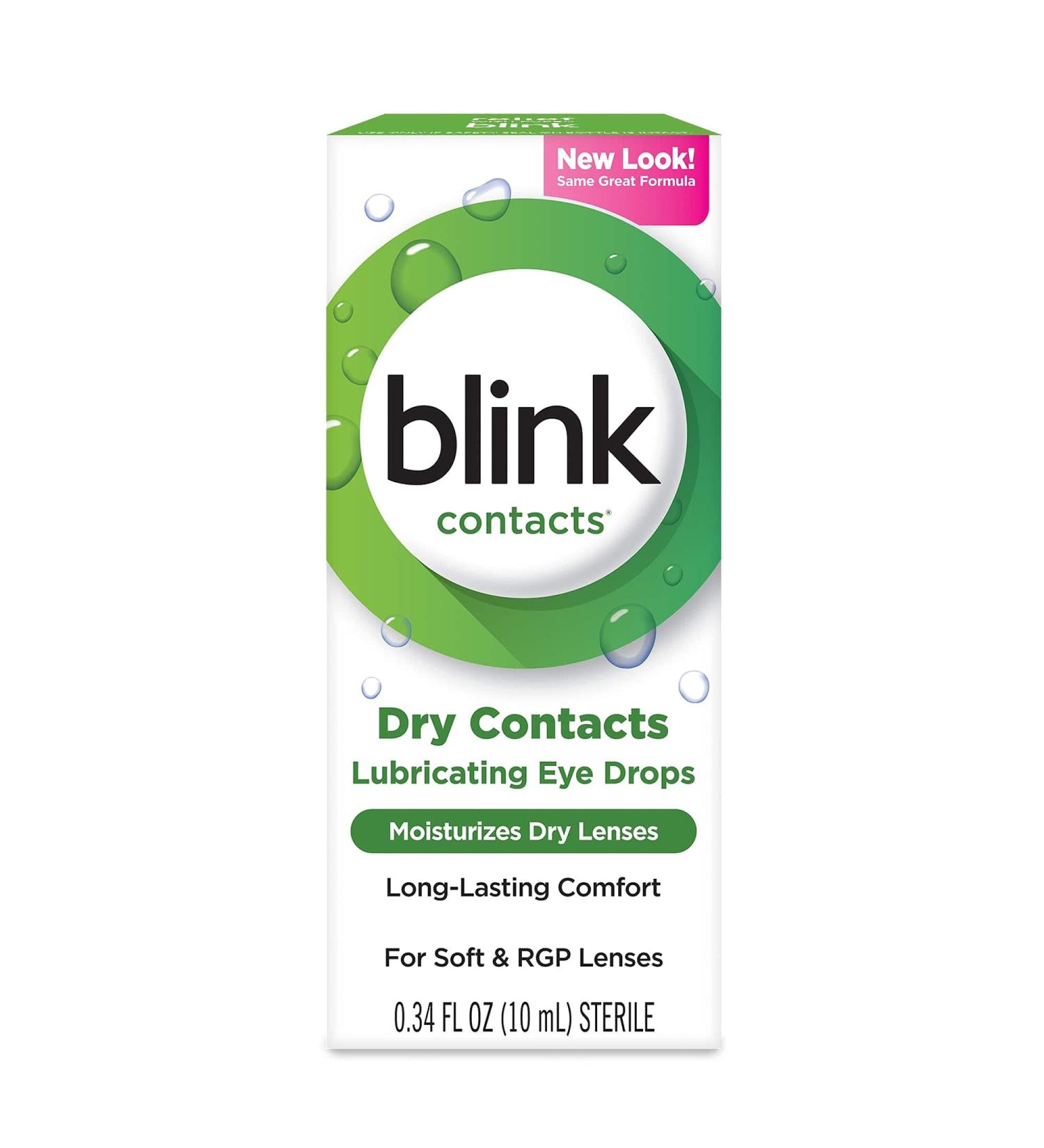 Blink Contacts Lubricating Eye Drops 0.34 oz. (2 Pack) - Buy Online on GoSupps.com