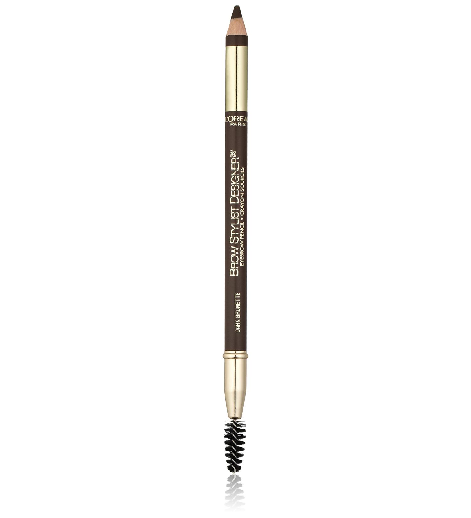 L'Or al Paris Brow Stylist Designer Brow Pencil Dark Brunette 0.045 oz. - Define and Enhance Brows - Buy Online on GoSupps.com
