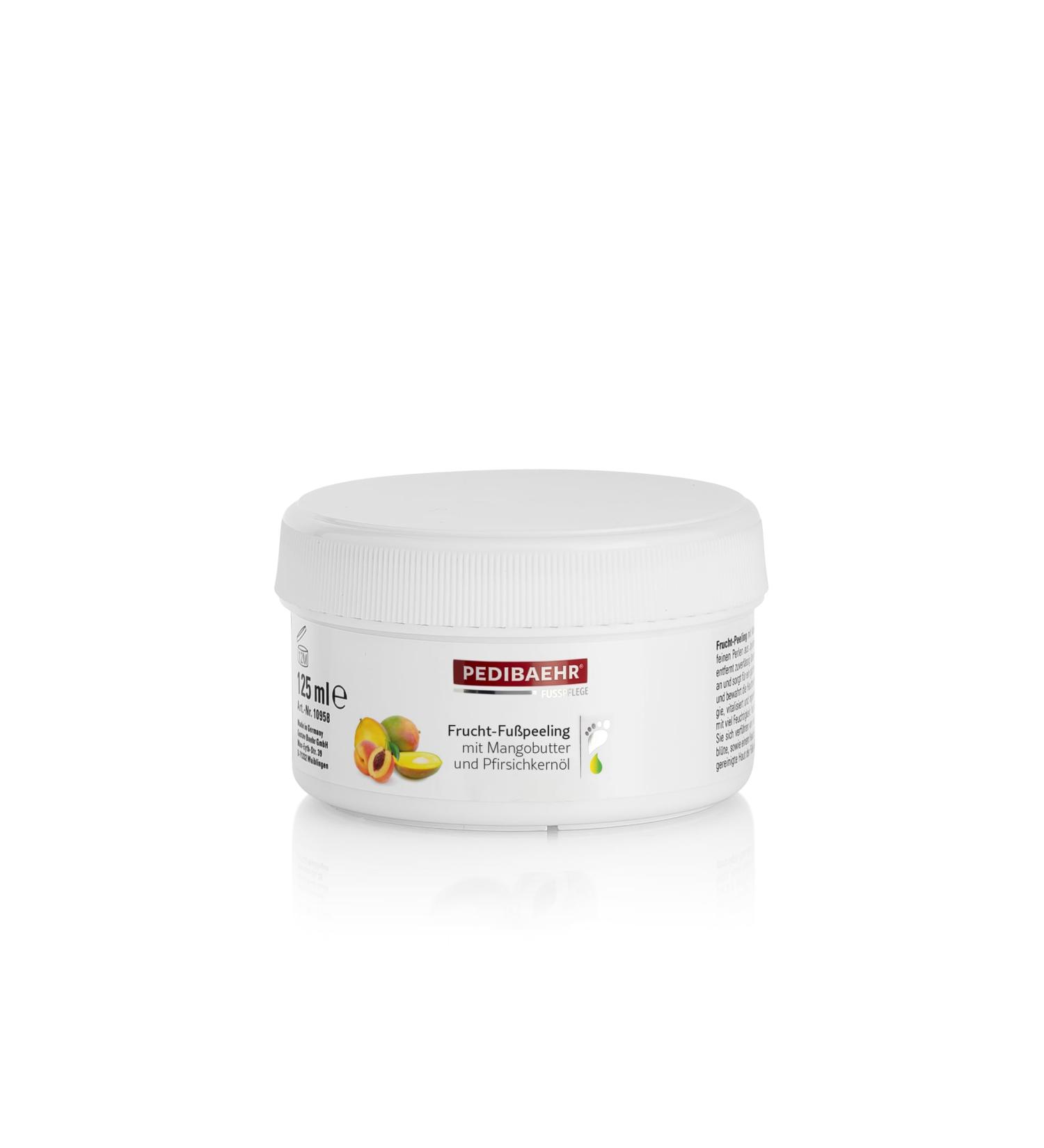 PEDIBAEHR - Wellness Gommage aux fruits pour les pieds avec beurre de mangue et huile de p pins de p che 125 ml