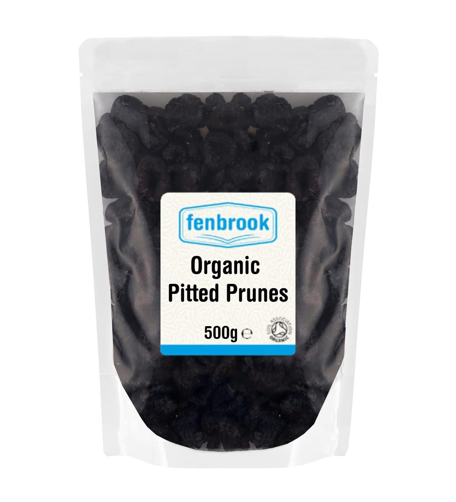 Organic Pitted Prunes 500g | Certified Organic by Fenbrook Organic - Buy Online on GoSupps.com