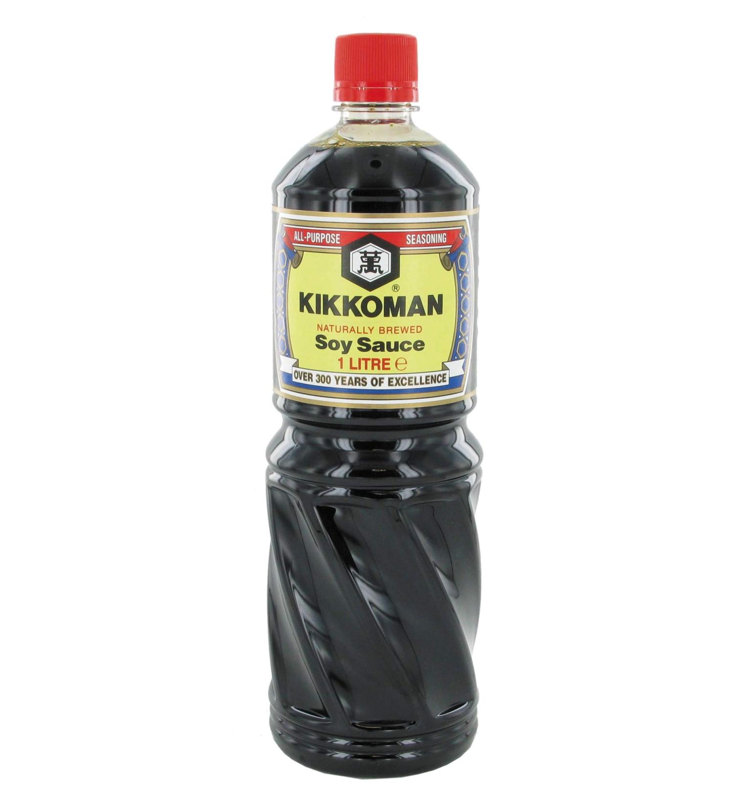  Kikkoman 2 x 1 liter Kikkoman soy sauce - Buy Online on GoSupps.com