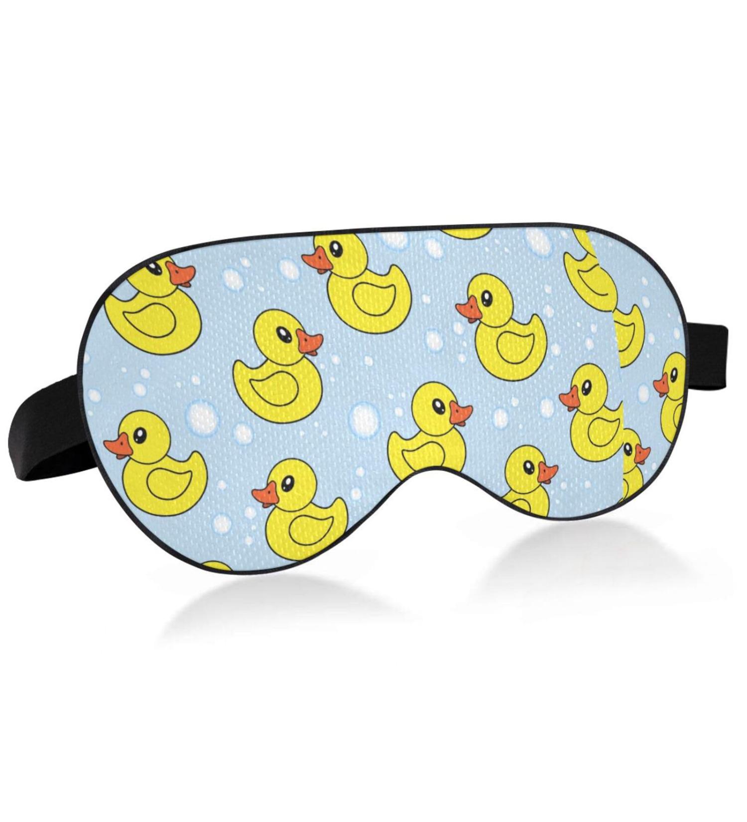 Haskirky Light Blocking Eye Mask Breathable and Adjustable Adult Men and Women Travel on Business Trips Yoga Meditation Light Smooth Comfortable Eye Mask Office Deep Sleep Goodies Yellow Rubber Duc - Buy Online on GoSupps.com