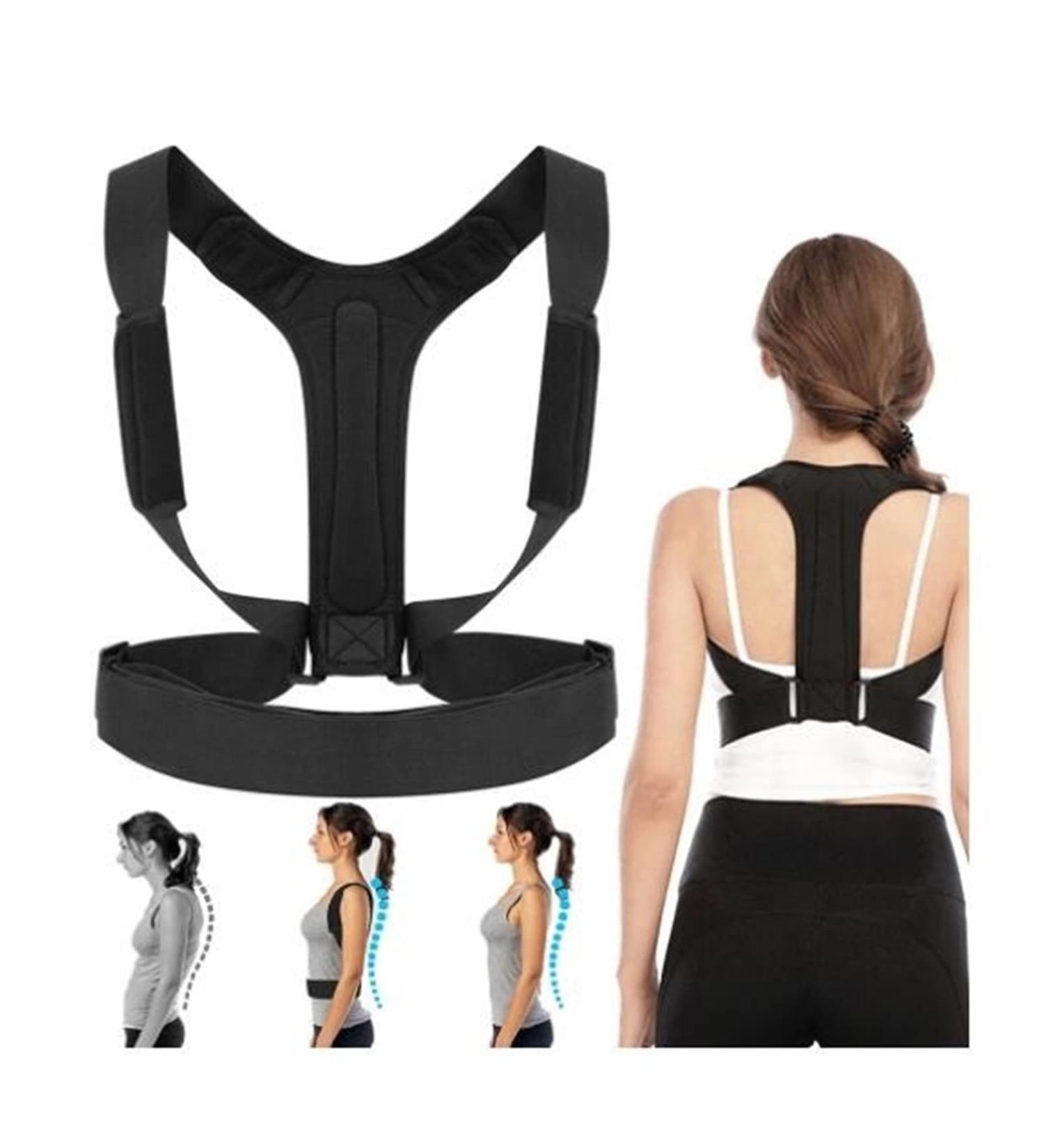 Medical Back Shoulder Posture Corrector Adjustable Clavicle Correct Brace Unisex Upper Back Shoulder Lumbar Support Belt Corset (Size : XXL) - Buy Online on GoSupps.com