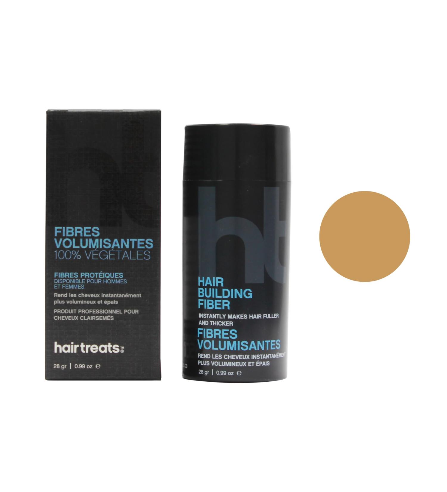 Hair Treats Hair Building Fiber | Natural Plant Protein Fiber Ideal for Both Men and Women | Color: Ash Blonde (28 gr) - Buy Online on GoSupps.com