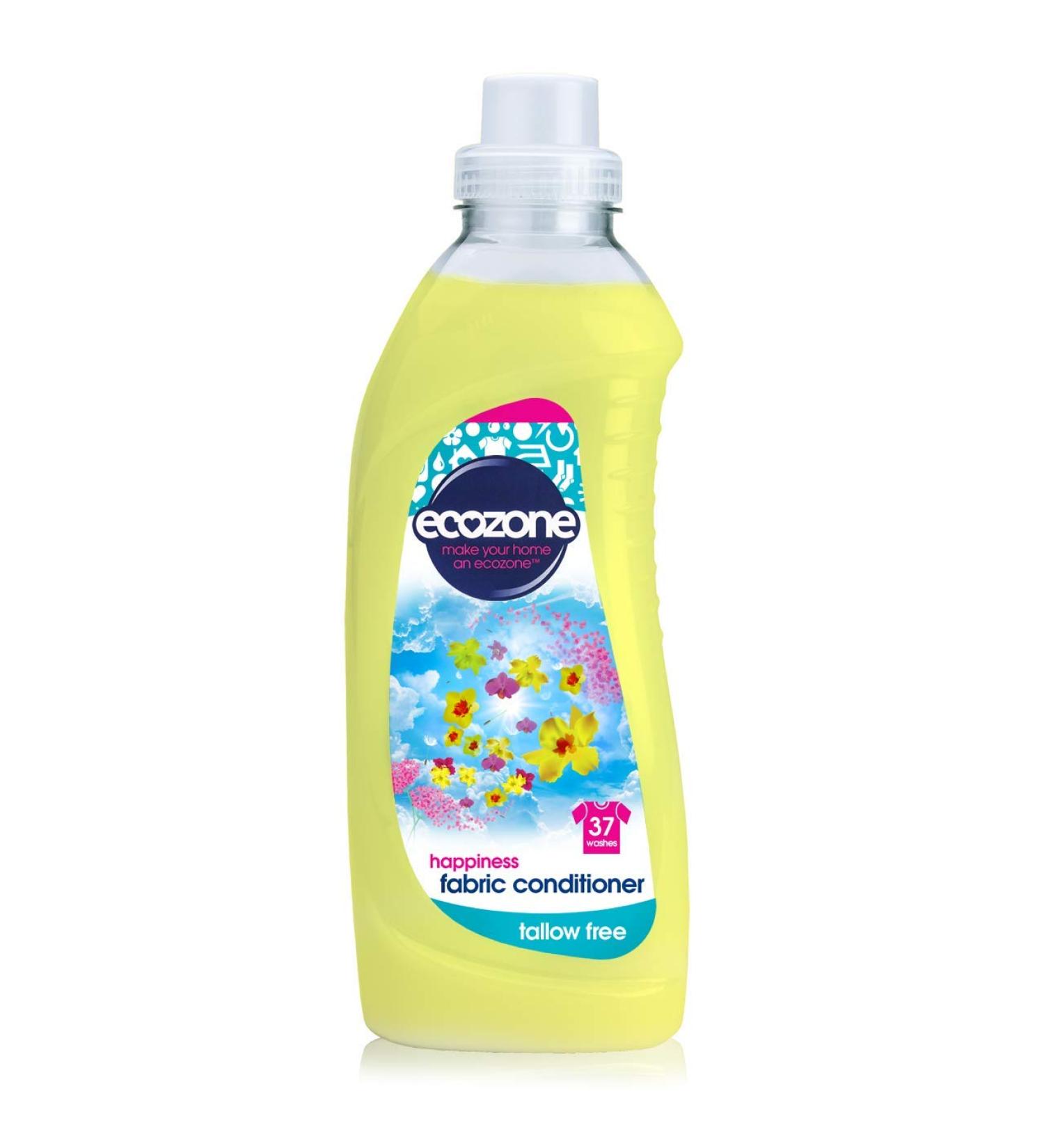 Ecozone Fabric Conditioner - Happiness 1Ltr | Eco-Friendly Softener for Luxurious Laundry Care - International Shipping Available - Buy Online on GoSupps.com