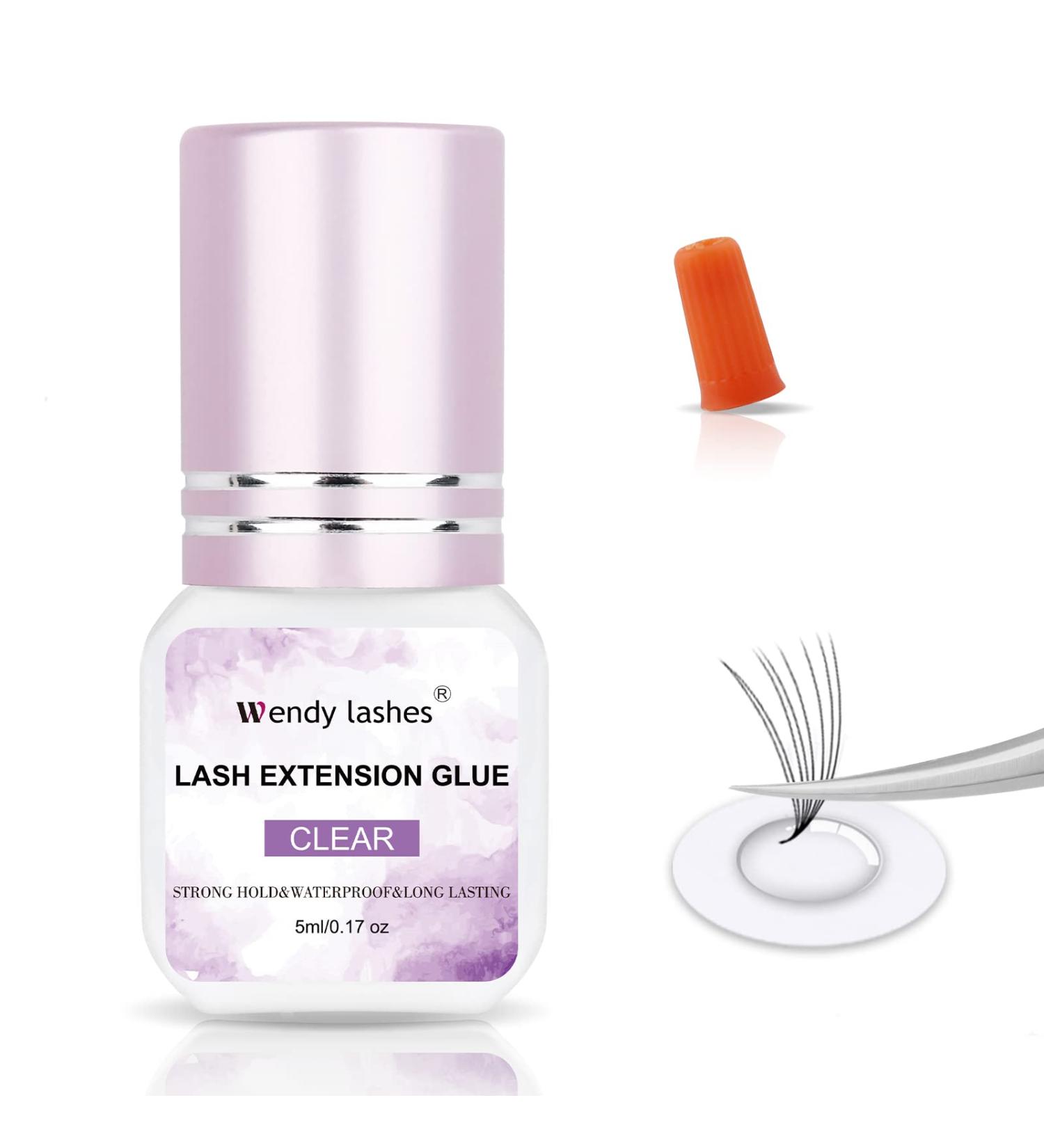 High-Quality Lash Extension Glue - Fast Drying Strong Hold Waterproof Low Irritation - 5ml Clear for Professionals - Buy Online on GoSupps.com