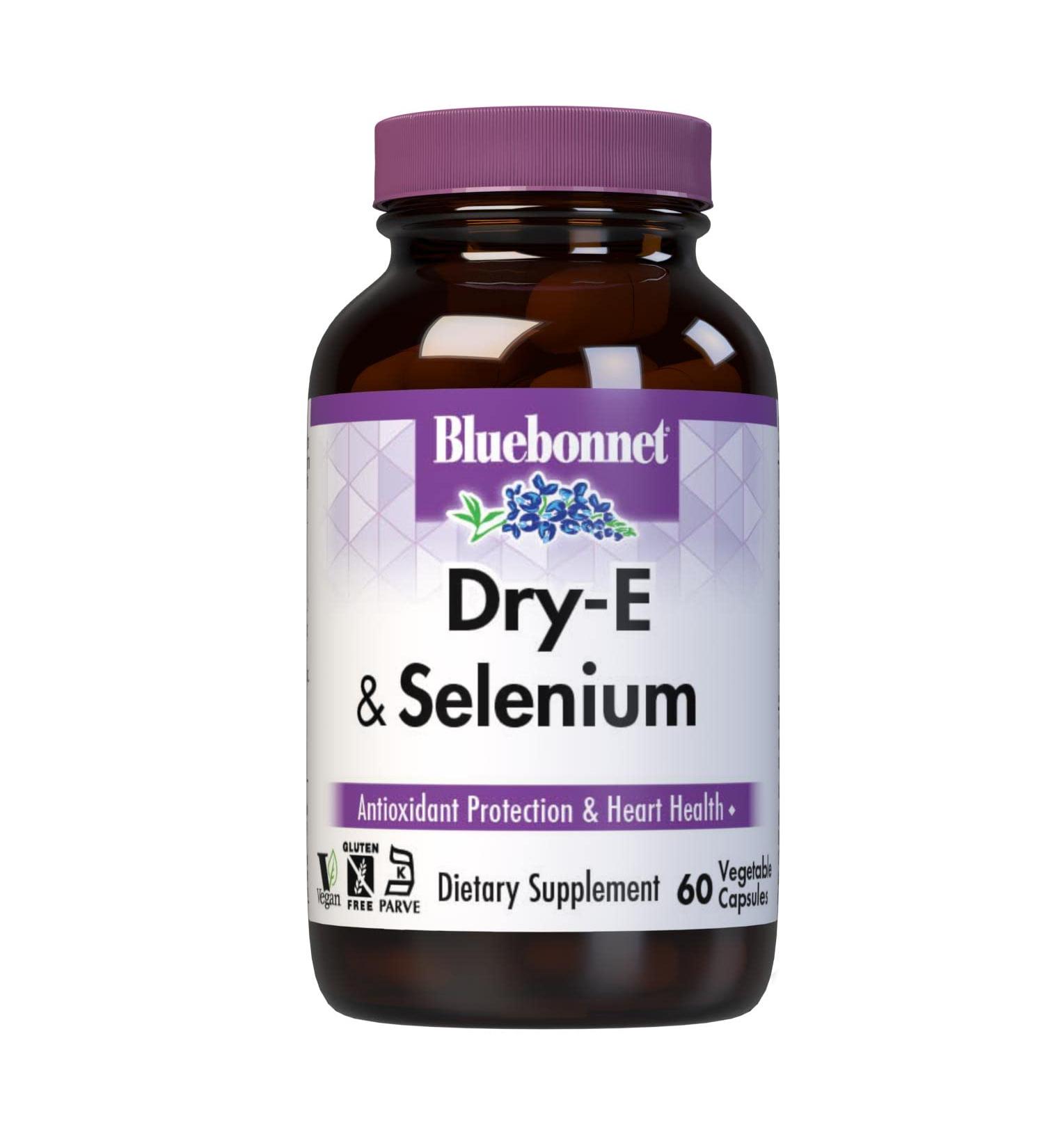 BlueBonnet Dry E-400 IU Plus Selenium Vegetarian Capsules - 60 Count - Buy Online on GoSupps.com