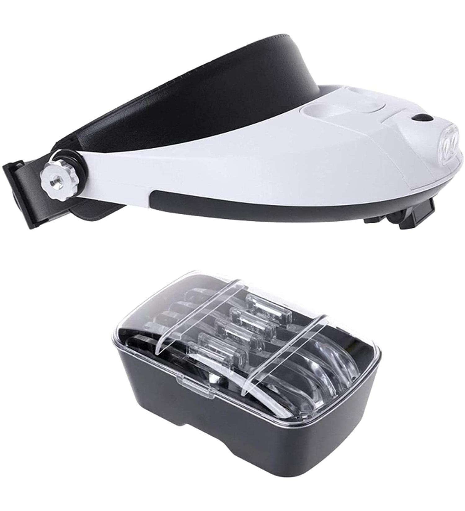 Ledp Light Headband Headset Head Jeweler Magnifier Magnifying Glass - Buy Online on GoSupps.com