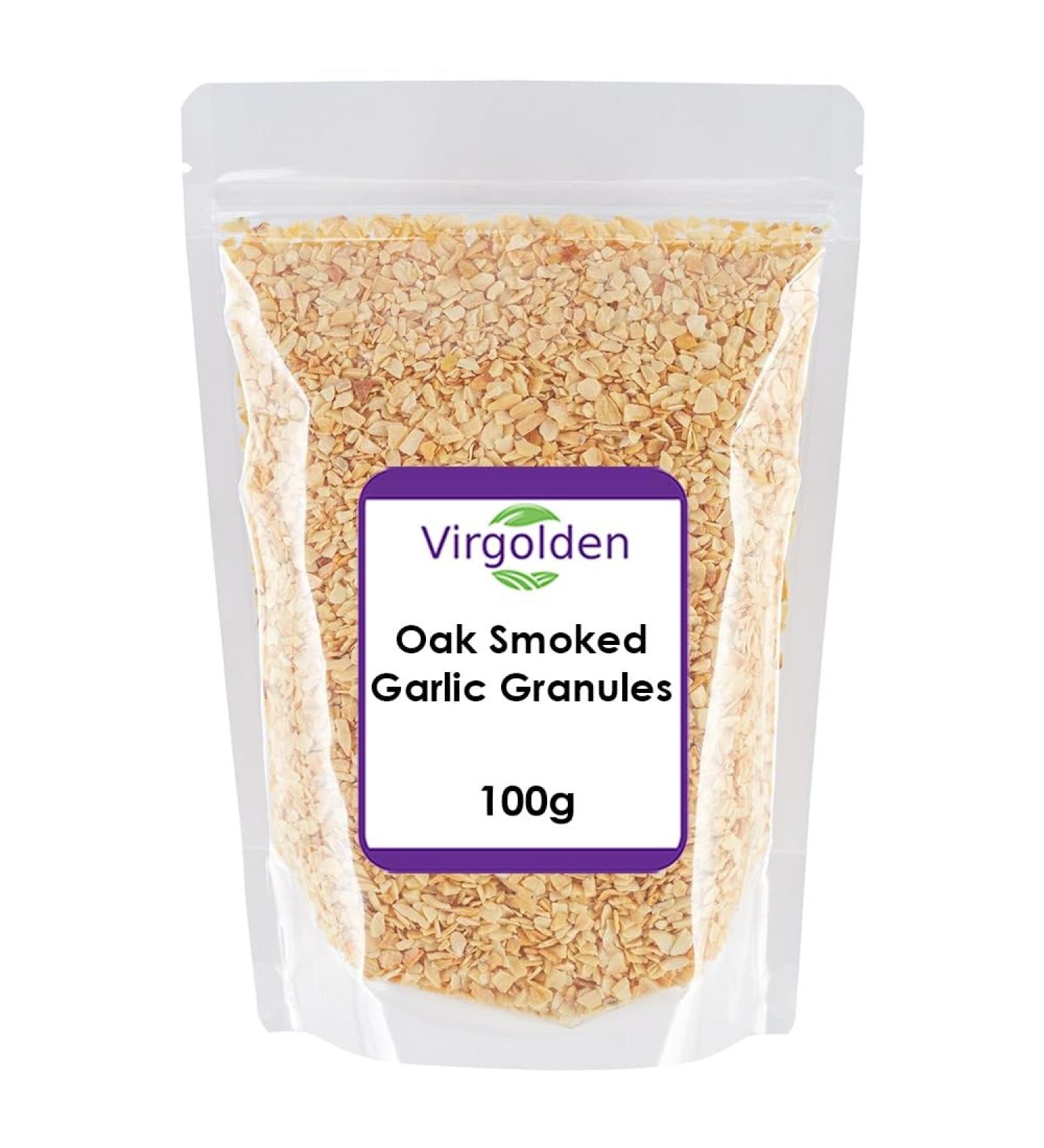 Oak Smoked Garlic Granules 100g by Virgolden