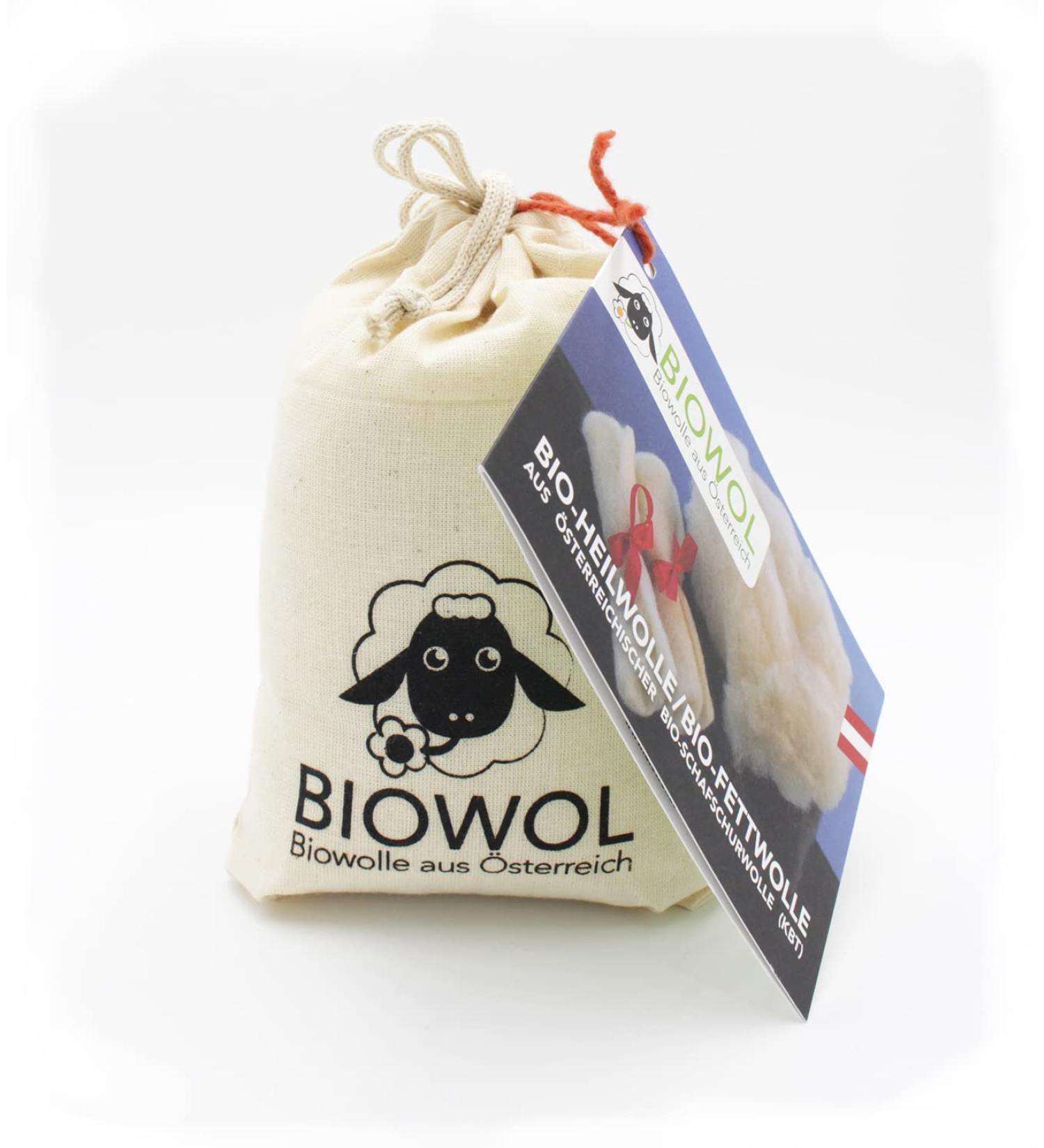 Organic Medicinal Wool - Anti-Inflammatory Skin Care | 50g Cotton Bag - Buy Online on GoSupps.com