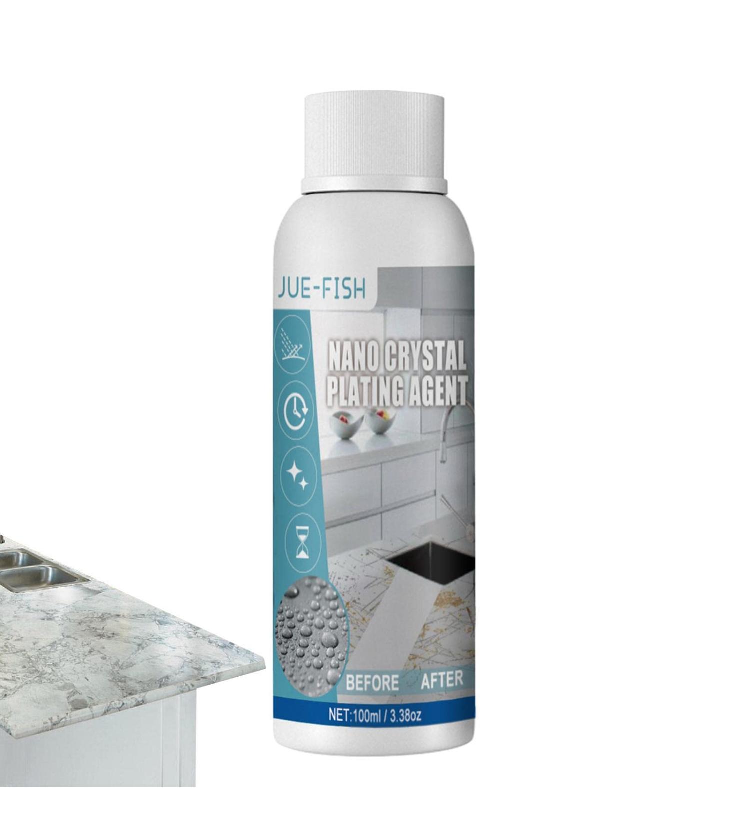 5 Pcs Granite Countertop Cleaner - 100ml Marble Stain Remover Kitchen Cleaning Supplies for Granite/Quartz/Marble/Stone Work and Counter Surfaces Dobooo - Buy Online on GoSupps.com