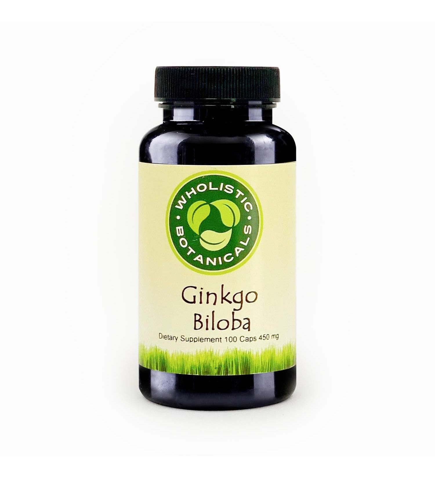 Wholistic Botanicals Ginkgo Biloba Capsule Memory Supplement for Brain Energy Supplement 100 ct - Buy Online on GoSupps.com