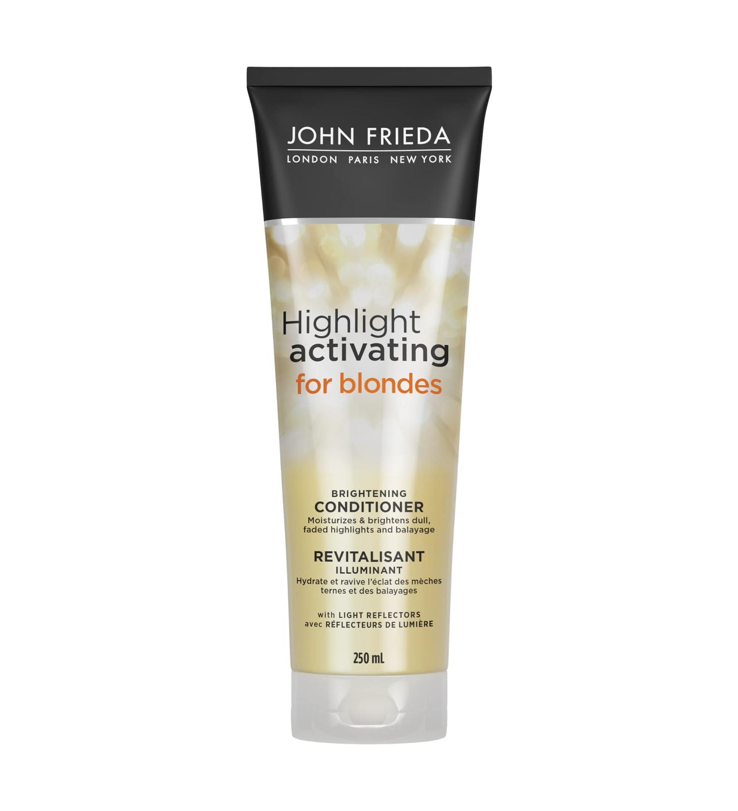 John Frieda Highlight Activating Brightening Conditioner for Restoring Faded Blonde Hair (250 mL) - Buy Online on GoSupps.com