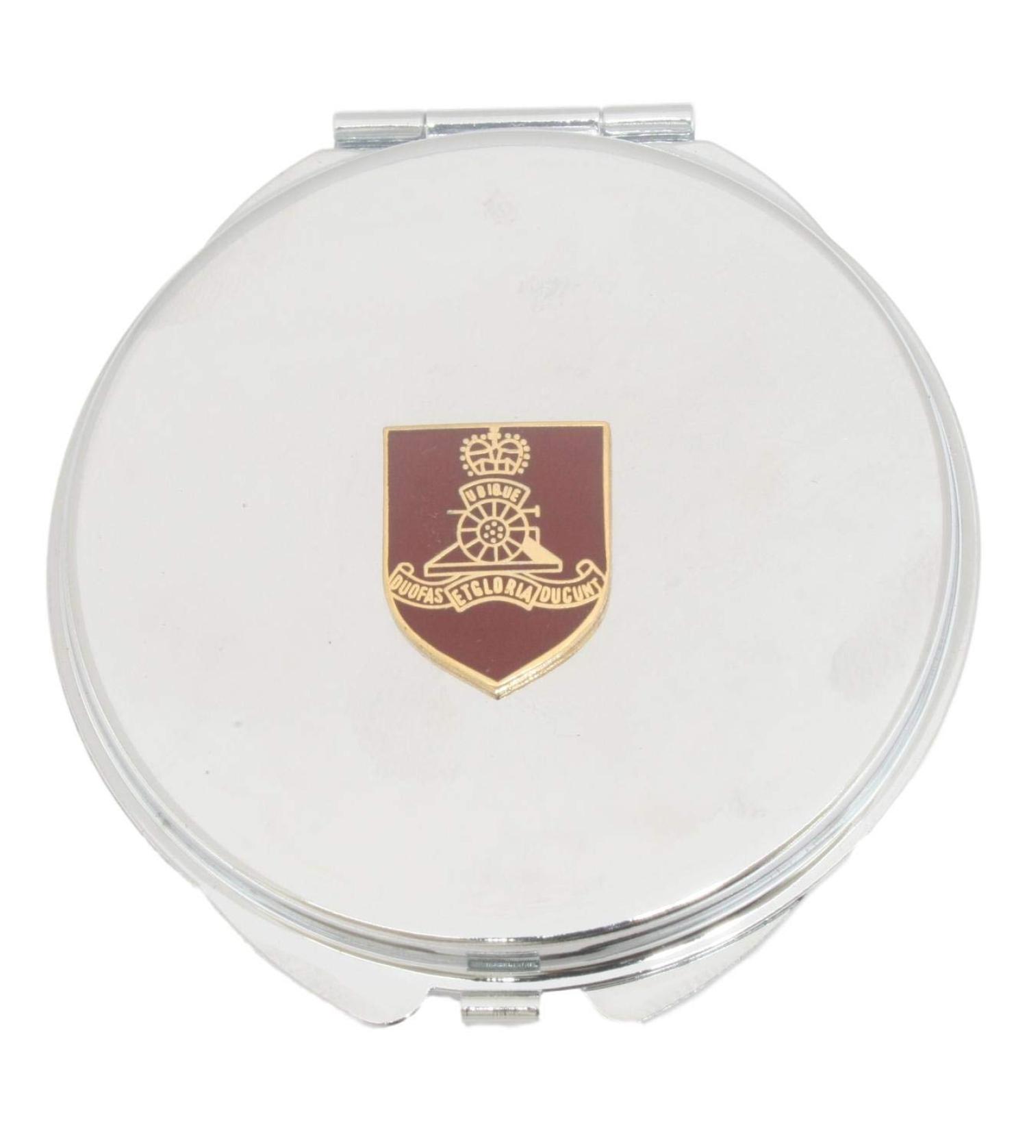 Royal Artillery Shield Compact Mirror Handbag Gift With Free Engraving ME4 - Buy Online on GoSupps.com