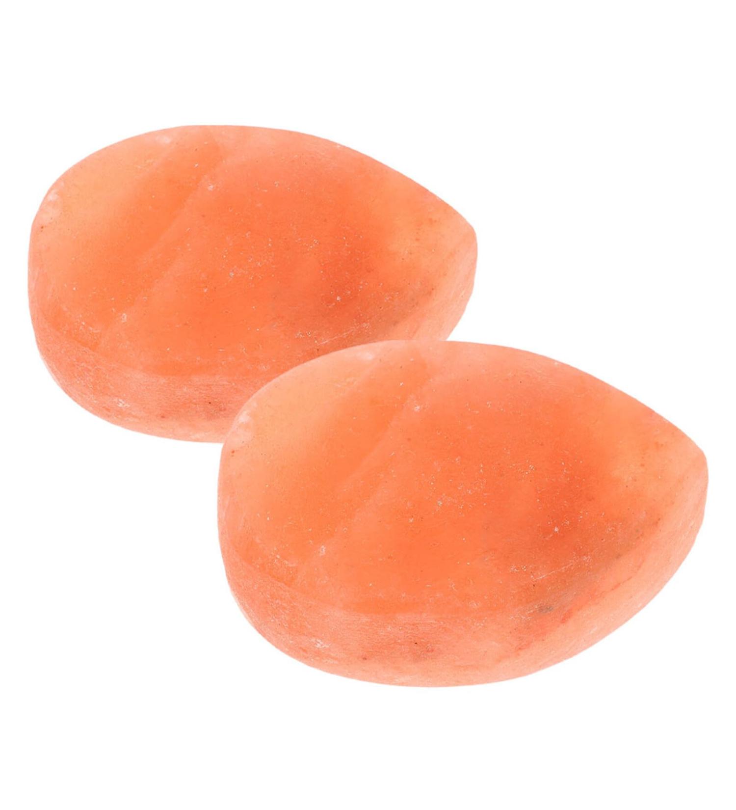  BELLIFFY 2 Pieces Body Care Stone Body Scrub Deodorant Leaf Massage Stone Heart-Shaped Stone Hand-Carved Pink Crystal Massage Foot Scrub - Buy Online on GoSupps.com
