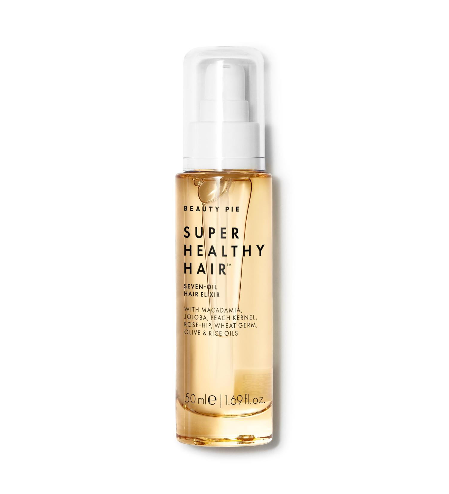 Super Healthy Hair Seven Oil Elixir - Nourishing Hair Treatment for Frizz Control & Strengthening - Buy Online on GoSupps.com