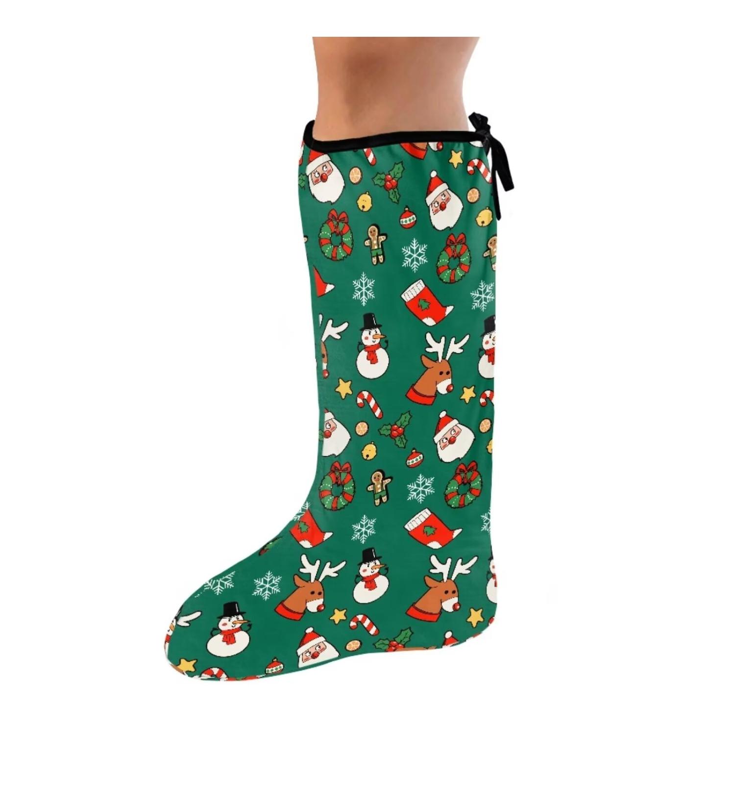 Buy LED Back Christmas Snowman Cast Cover for Adults - Waterproof Below the Knee Cast Protector Sleeve - Size S - Buy Online on GoSupps.com