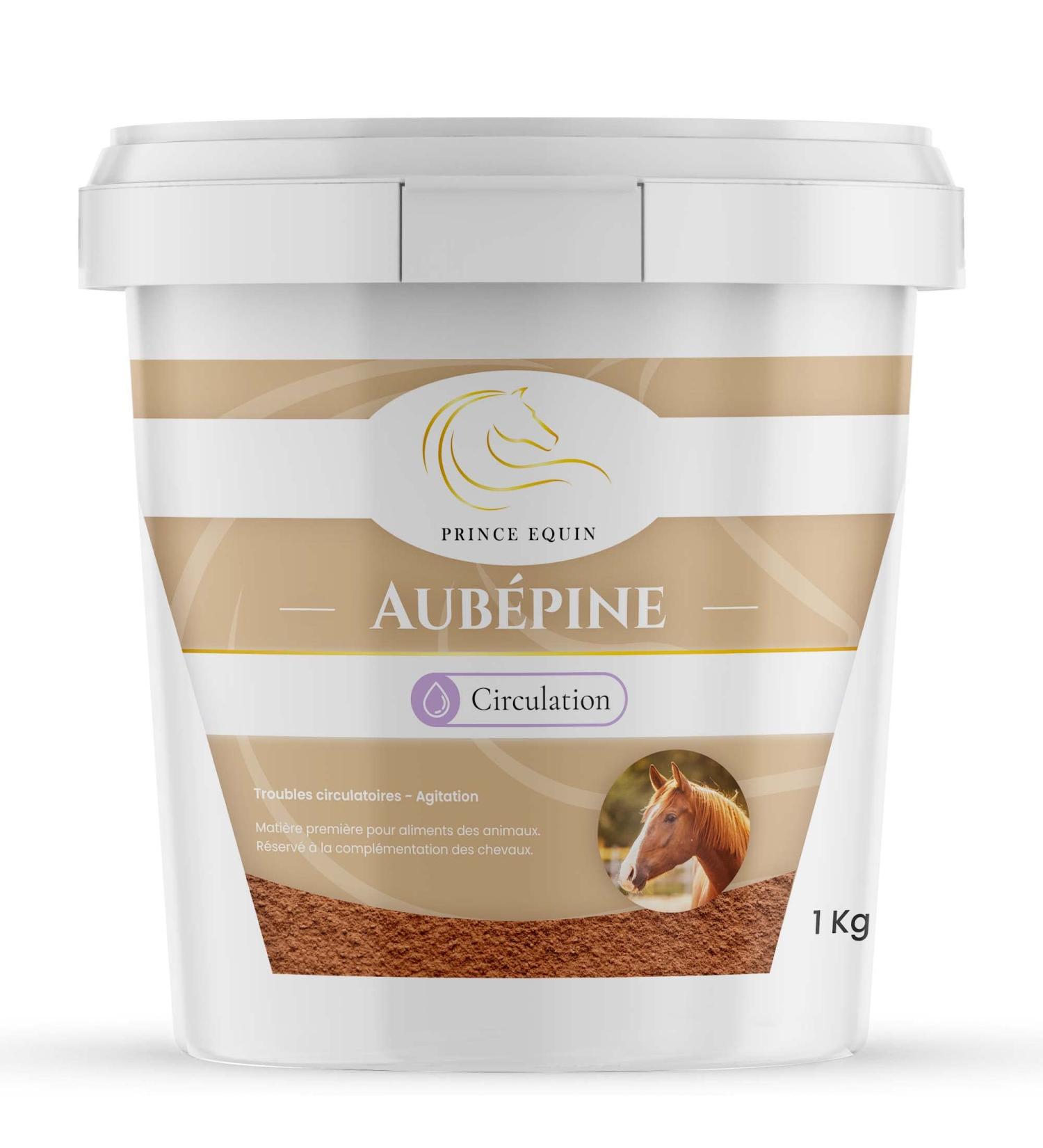 PRINCE EQUIN - AUB PINE - Horse nutritional supplement - 1kg bucket - Supports circulation - Heart comfort - Horse relaxation - French brand - Buy Online on GoSupps.com