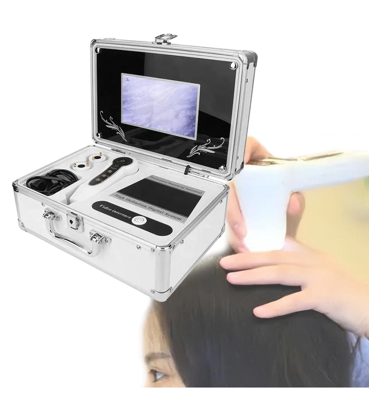 Analyseur Capillaire Portable Avec Cran Lcd 7 Pouces - D Tecteur De Follicules Pileux Pour Cuir Chevelu D Tection Num Rique De La Sant De La Peau Analyseur De Follicules Pileux - Buy Online on GoSupps.com