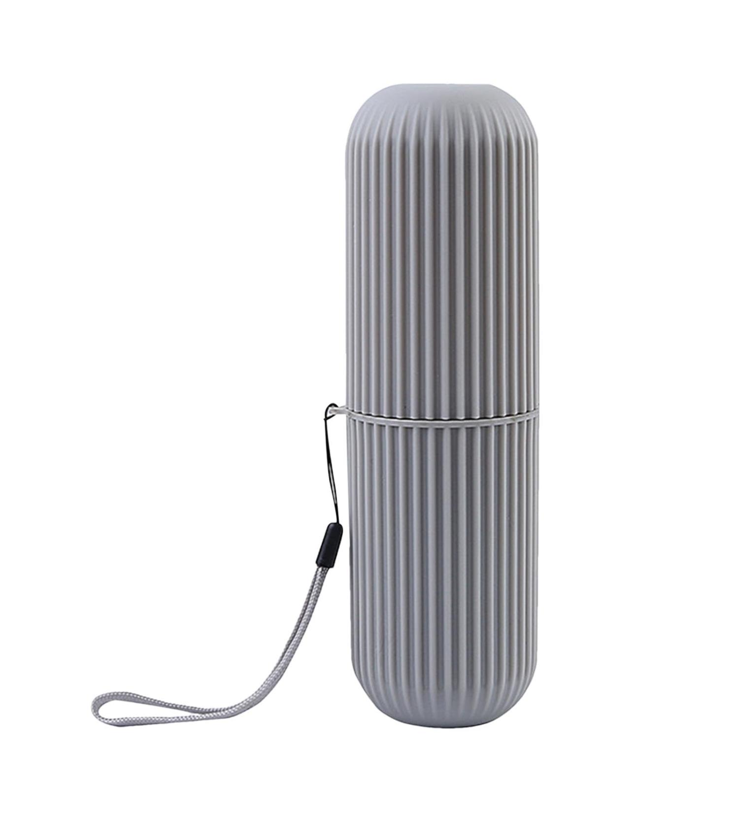 Travel Toothbrush Case - Dustproof Holder for Trips & Camping | Unisex Gray Perfect for Travel & Business - Buy Online on GoSupps.com