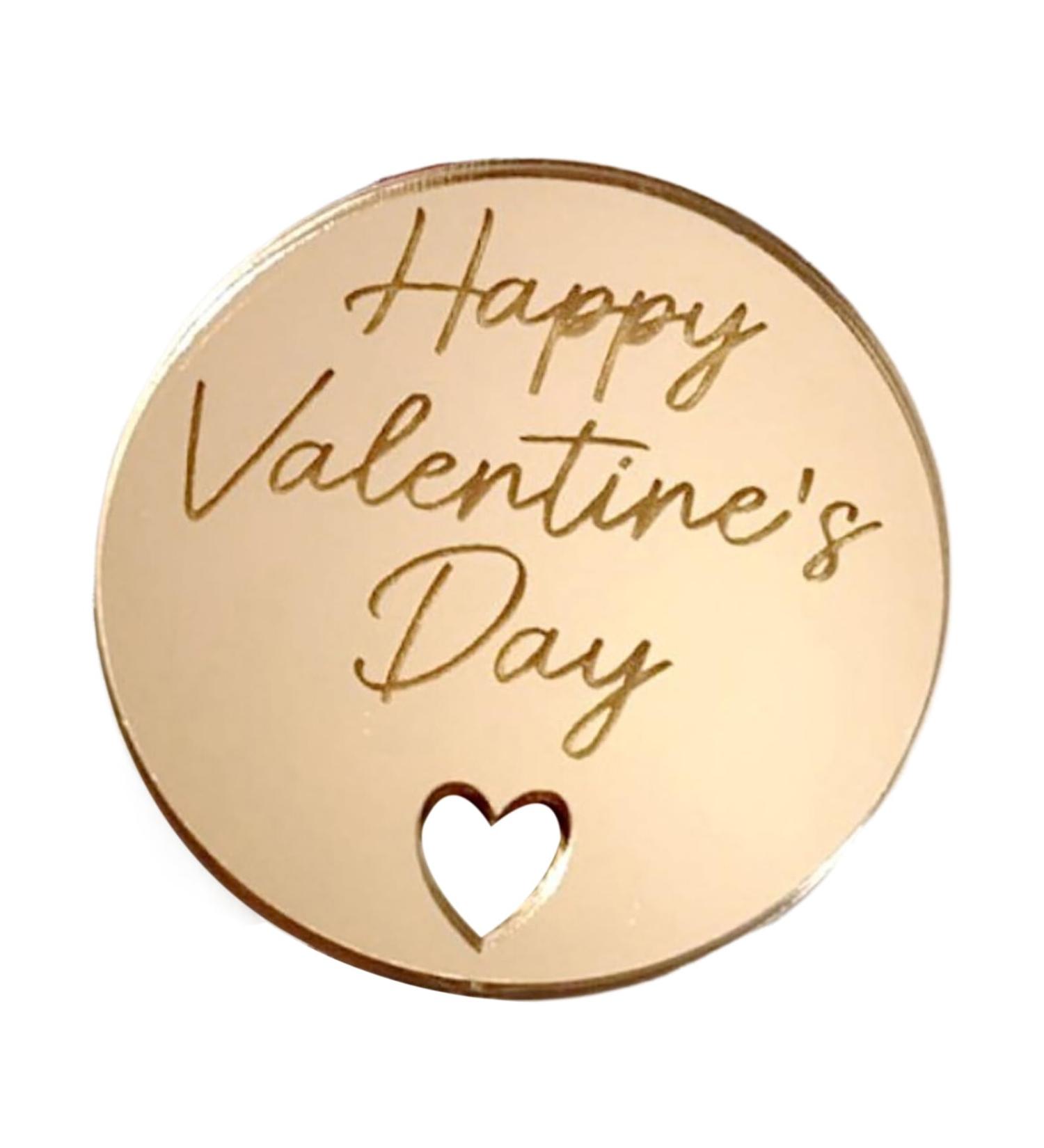 Valentine's Day Cupcake Toppers Cake Picks Decorations Mini Cake Snack Accessories for Wedding Birthday Theme Party One Color K - Buy Online on GoSupps.com