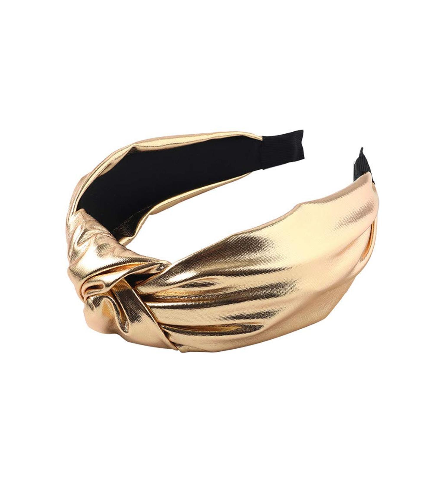 MHDGG Glitter Knot Turban Headband for Women - Yellow - Buy Online on GoSupps.com