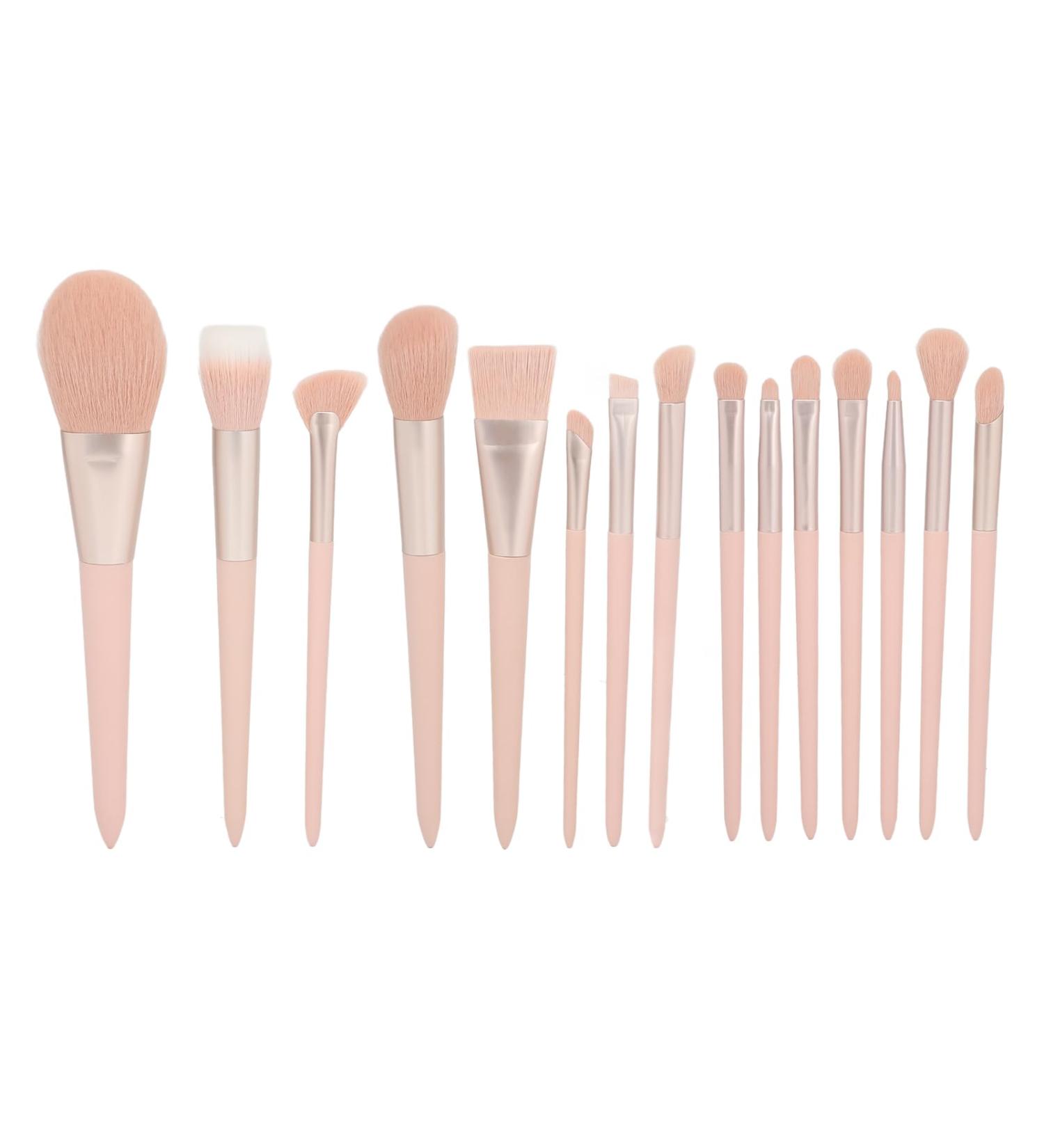 Buy Pink Synthetic Makeup Brush Kit - Complete Eyeshadow & Concealer Set for Glamorous Application | International Shipping Available - Buy Online on GoSupps.com