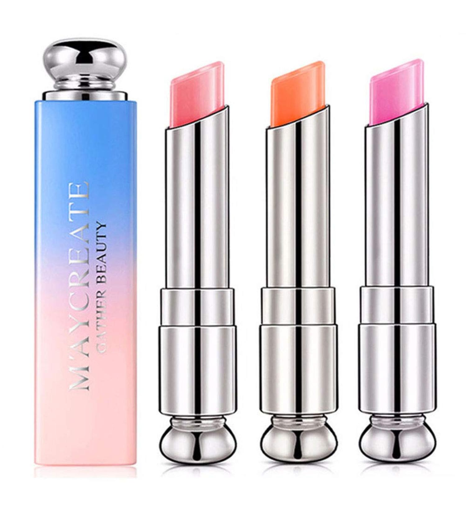 4 Piece Crystal Jelly Lipstick Set | Organic Moisture Balm | Waterproof Temperature Color Change Lipstick - Buy Online on GoSupps.com