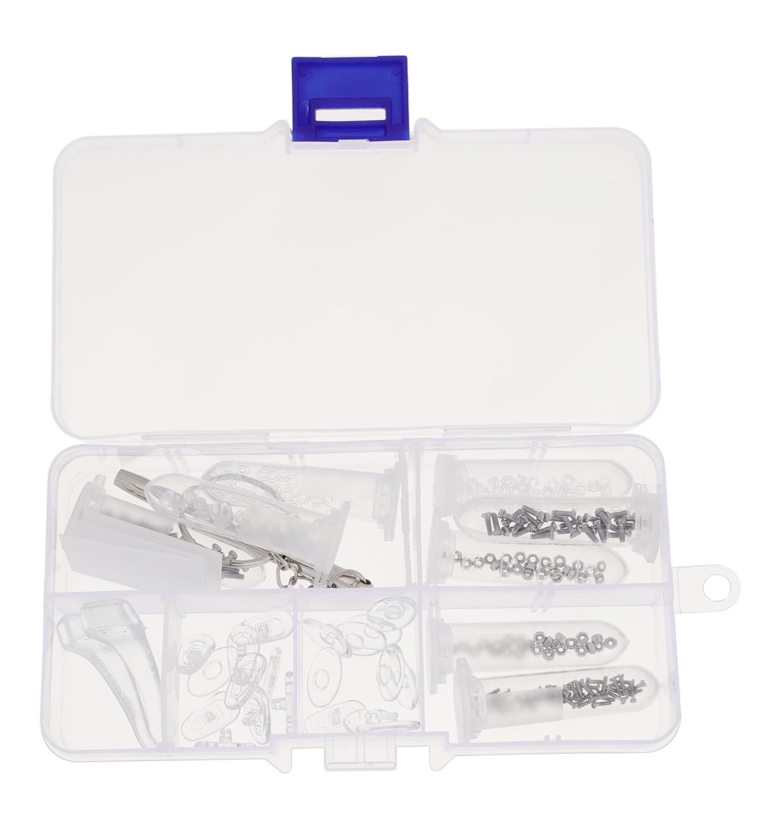 Gleavi Glasses Repair Tool Kit - Optician Tools with Screws & Nose Pads | Durable Metal Sunglasses Accessories - 2 Pieces Multi-Color - Buy Online on GoSupps.com