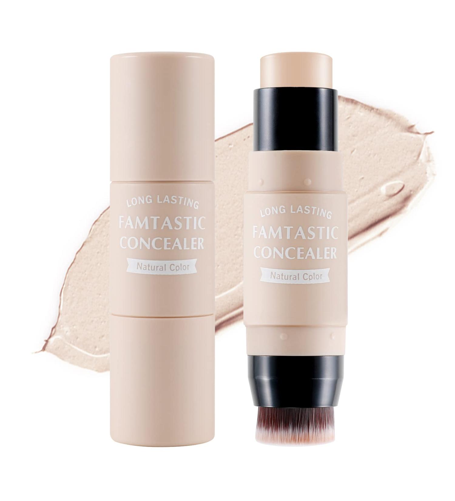 Erinde Contour Foundation Stick with Brush - Waterproof Longwear Makeup (#03) - High Gloss White - Buy Online on GoSupps.com