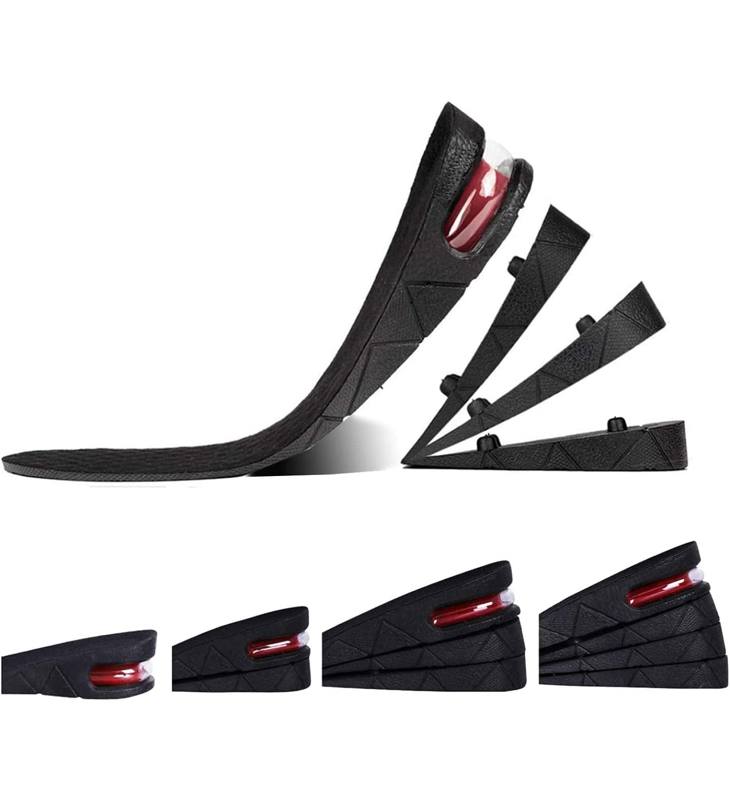 4-Layer Orthotic Heel Shoe Lift Kit for Men & Women - Elevator Insoles for 1.2 to 3.5 Inches Height Increase - Buy Online on GoSupps.com