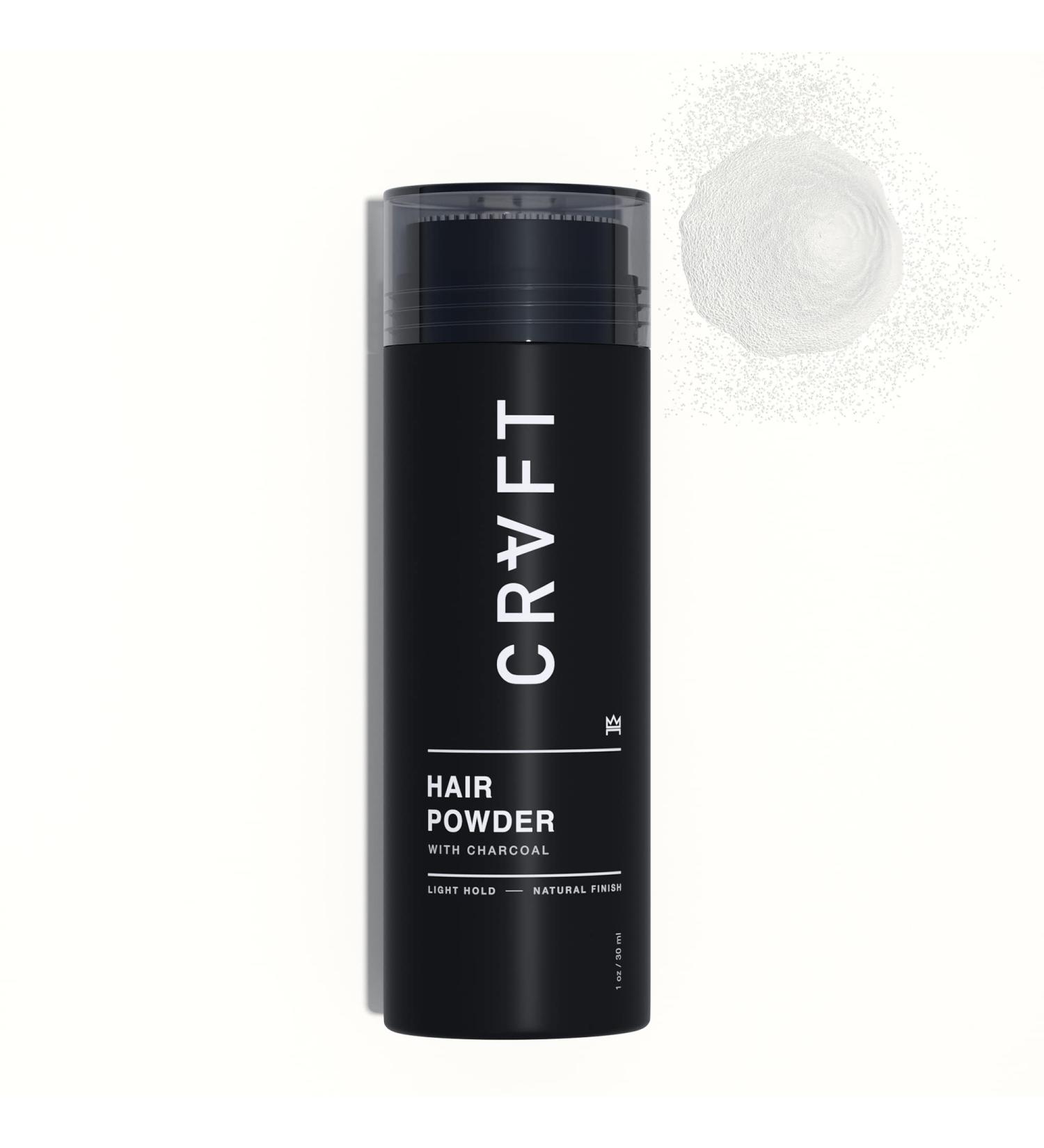 CRVFT Hair Powder 1oz | Light Hold/Zero Shine | Texture & Volume | Ideal for Thin/Short Hair | Root Lifting Styling Powder | USA Made | Paraben & Sulfate Free - Buy Online on GoSupps.com