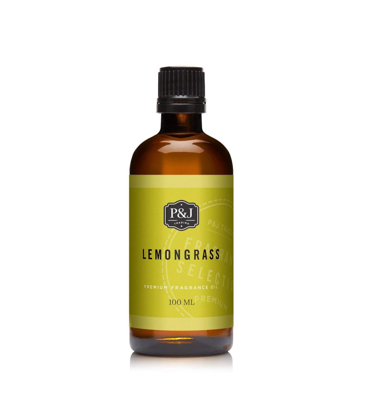 P&J Fragrance Oil Lemongrass 100ml | Premium Candle Scents & Soap Making | Fresh Diffuser Oil - Buy Online on GoSupps.com