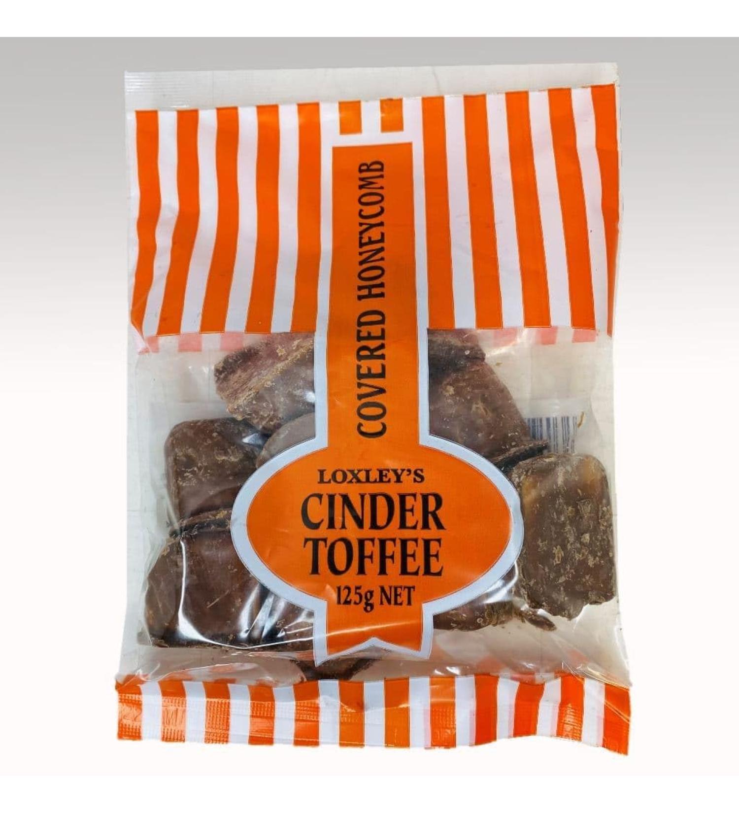 Chocolate Flavoured Coated Cinder Toffee Golden Honeycomb - 130g Bag - Chcolate Cover Cinder Toffee