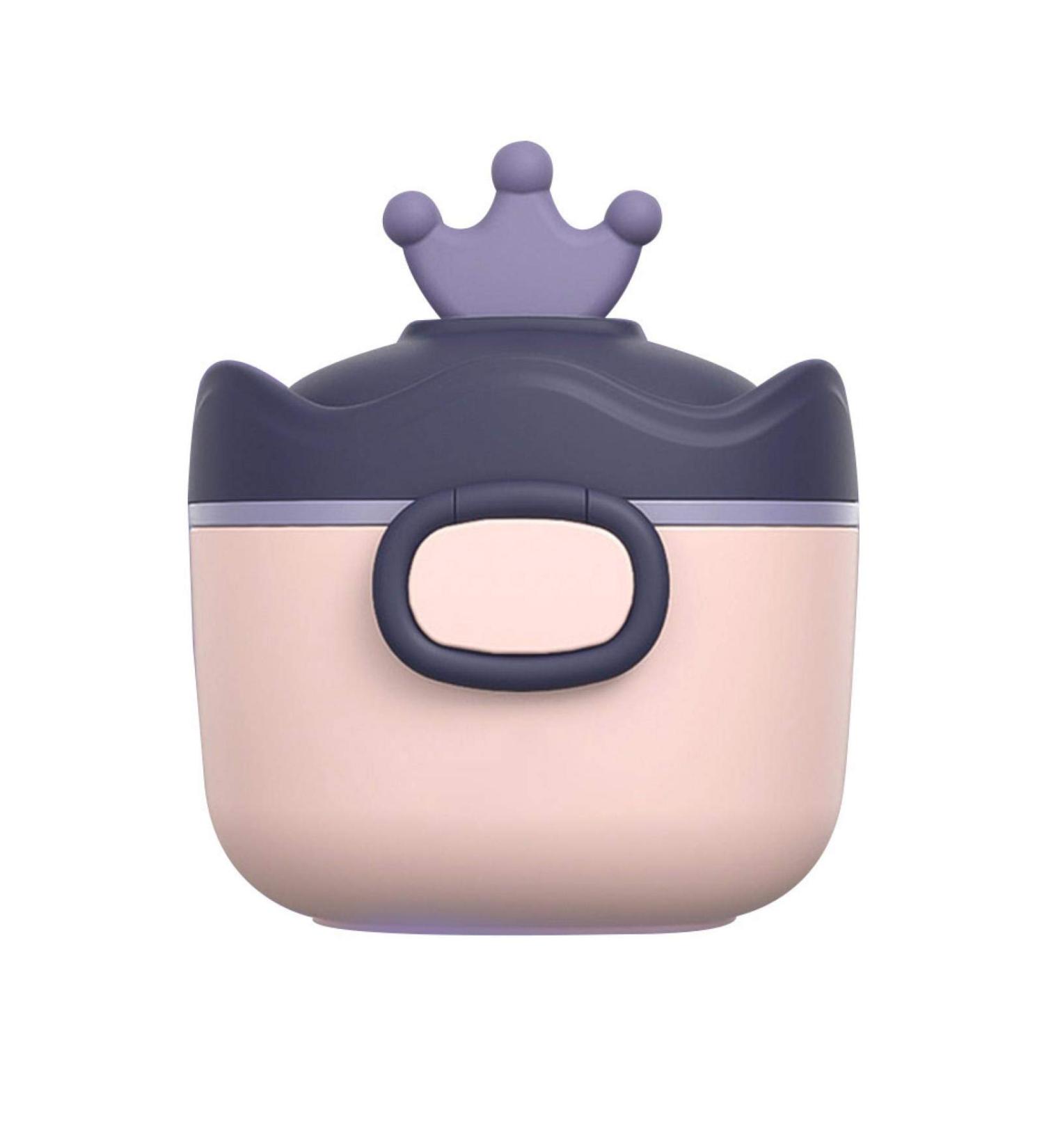 Fiacvrs Baby Milk Powder Dispenser with Spoon - Purple | Detachable & Large Capacity for Easy Feeding - Buy Online on GoSupps.com