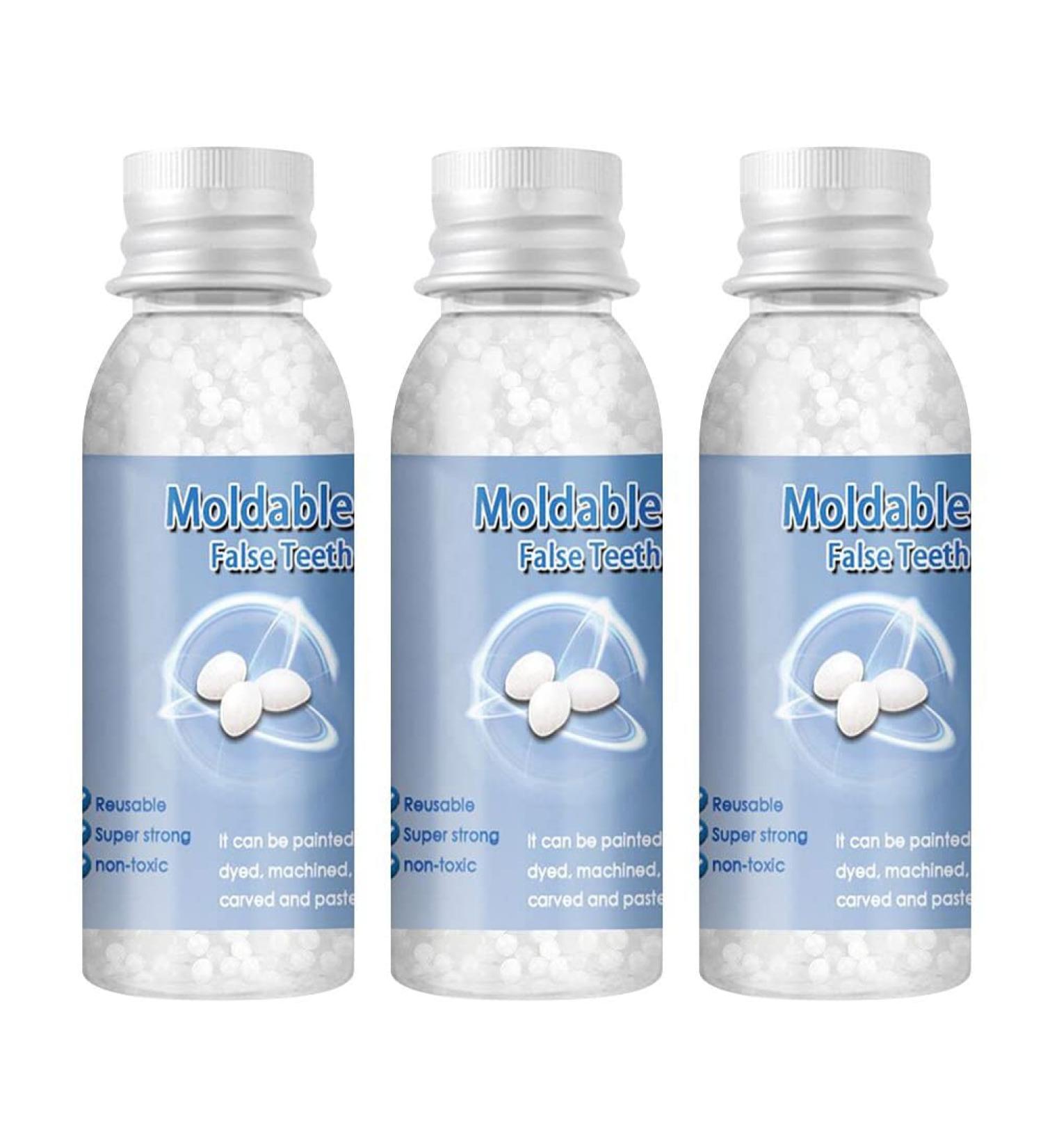 Tooth Repair Granules Temporary Tooth Repair Kit Tooth Repair Granules Dental Filling Restoration Kits Missing Broken Teeth Fillings Temporary Tooth Repair Kit Halloween Decorations 30ml*3 - Buy Online on GoSupps.com