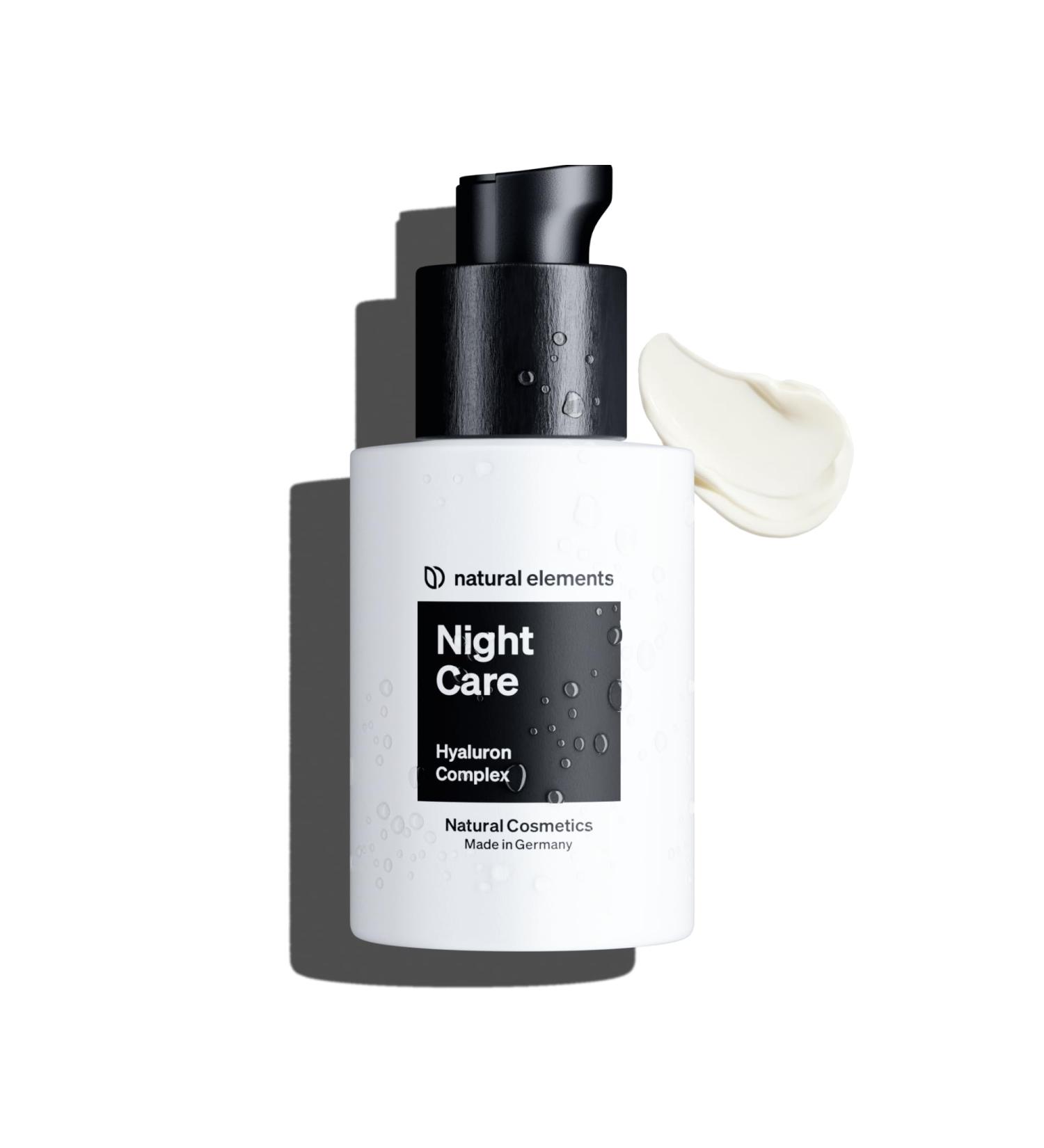 Night Care 50ml Moisturizer - Natural Anti-Aging Night Cream with Hyaluron Glycerin & Ceramides | Regeneration & Moisture | Perfume-Free - Buy Online on GoSupps.com