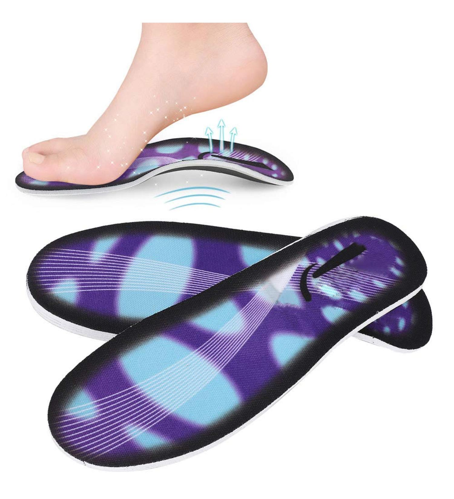 Move Insoles - Orthotic Flat Arch Support Inserts for Men | Comfortable Foot Support Shoe Pads (L 40-46 - Buy Online on GoSupps.com