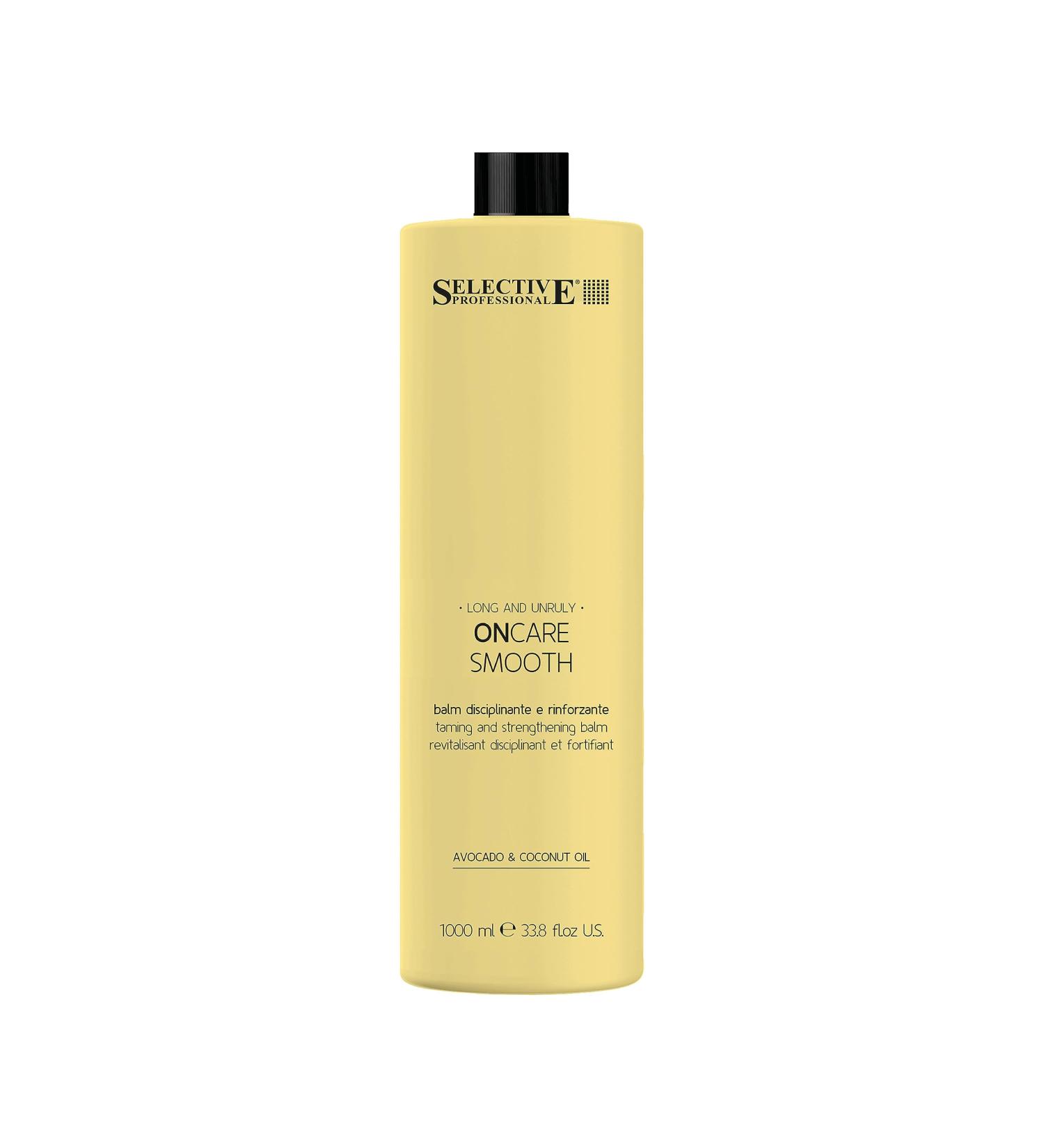 Selective Professional OnCare Smooth Balm 1000ml Disciplining conditioner for unruly hair - Buy Online on GoSupps.com