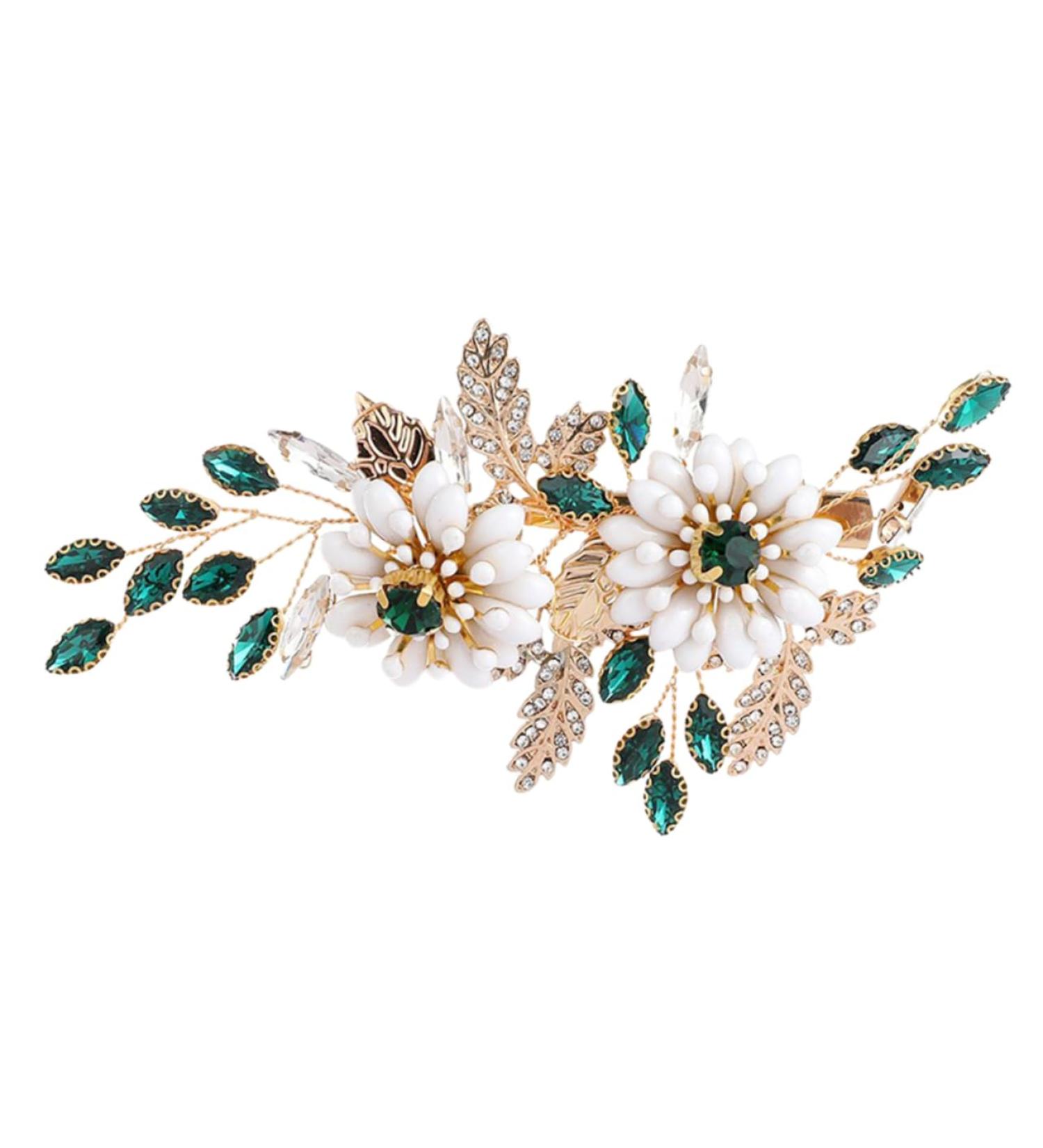 DOITOOL Girls Hair Clips Womens Hair Clips Vintage Hair Clips Women Hairpin Flower Hair Clips Flower Hair Accessories Bun Hair Flower Comb Hair Pin Metal Women's Jewelry Dress - Buy Online on GoSupps.com